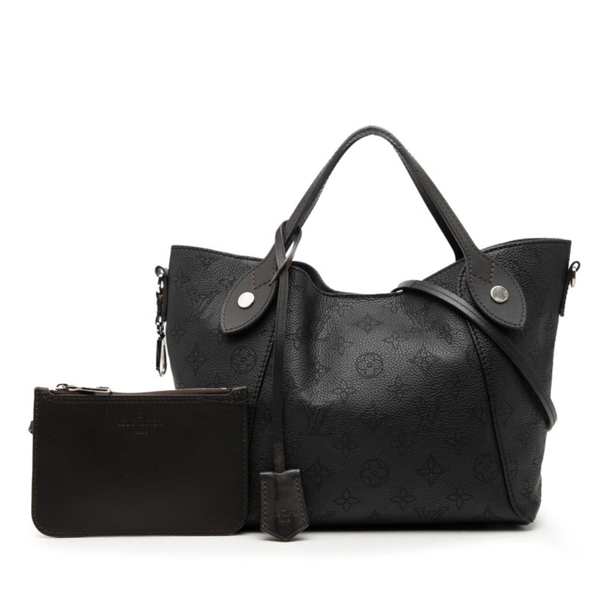 Louis Vuitton Louis Vuitton Monogram Mahina PM Handbag/Shoulder Bag 2-Way M54350 Noir Black Leather Women's LOUIS VUITTON Size ONE SIZE - 7 Thumbnail