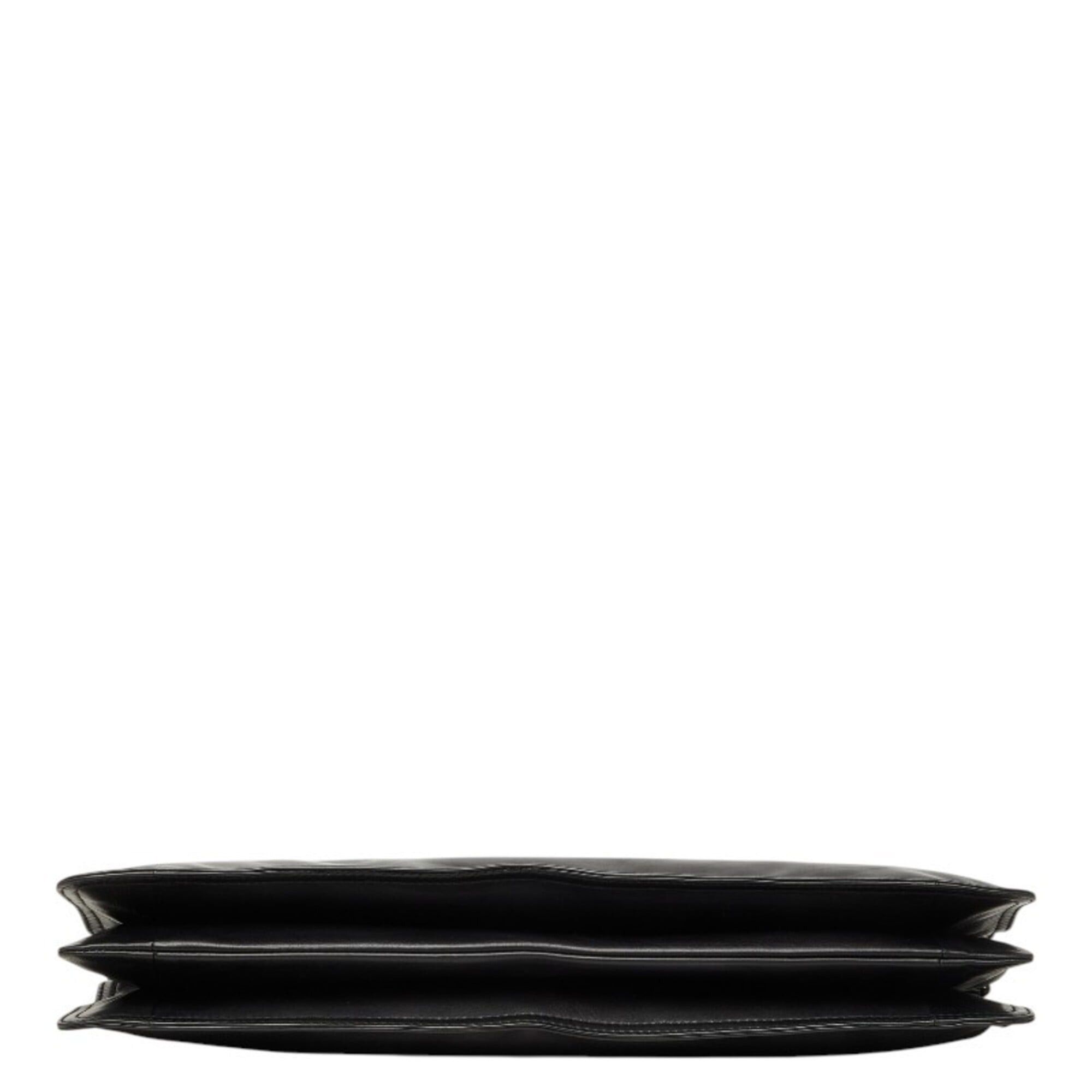 Bottega Veneta Bottega Veneta Clutch Bag, Second Black Leather, Women's BOTTEGAVENETA Size ONE SIZE - 3 Thumbnail