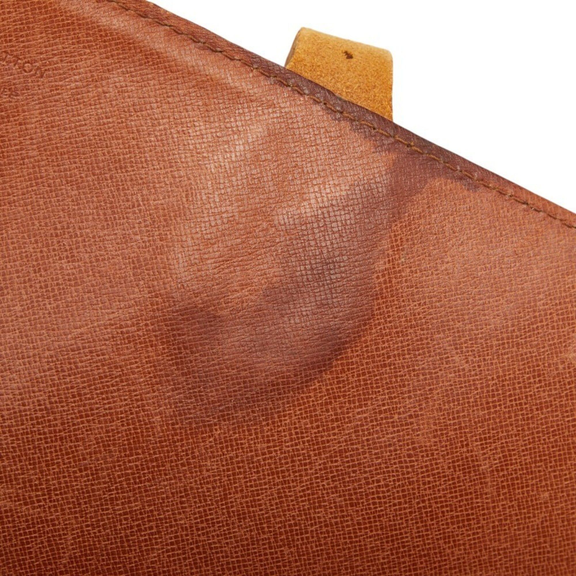 Louis Vuitton Louis Vuitton Monogram Cartouchiere MM Crossbody Shoulder Bag M51253 Brown Leather Women's LOUIS VUITTON Size ONE SIZE - 10 Thumbnail