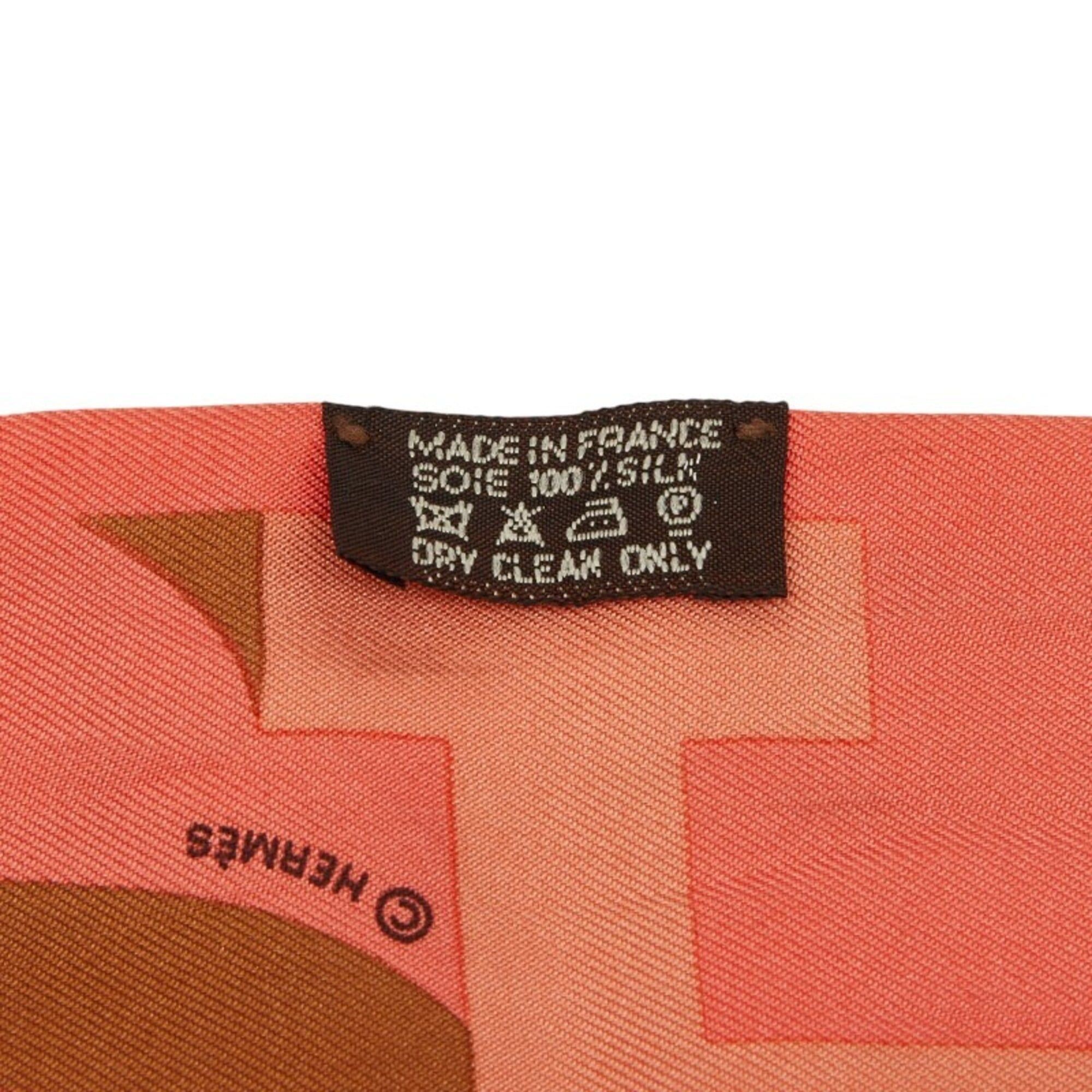 Hermes Hermes Twilly Capitales Scarf Muffler Pink Multicolor Silk Women's HERMES Size ONE SIZE - 4 Thumbnail