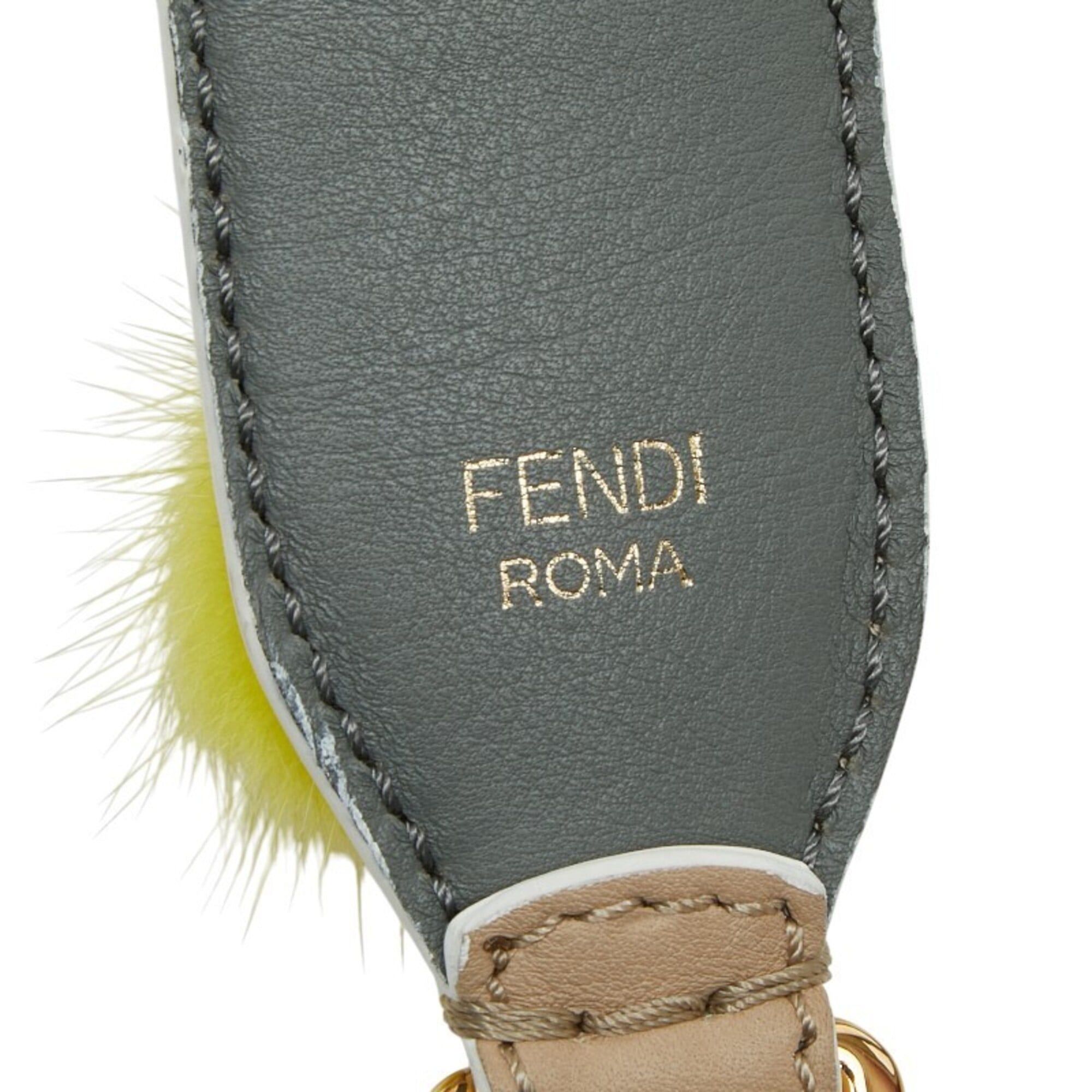 Fendi Fendi Strap You Shoulder Strap, Multicolor Leather Fur, Women's FENDI Size ONE SIZE - 6 Thumbnail