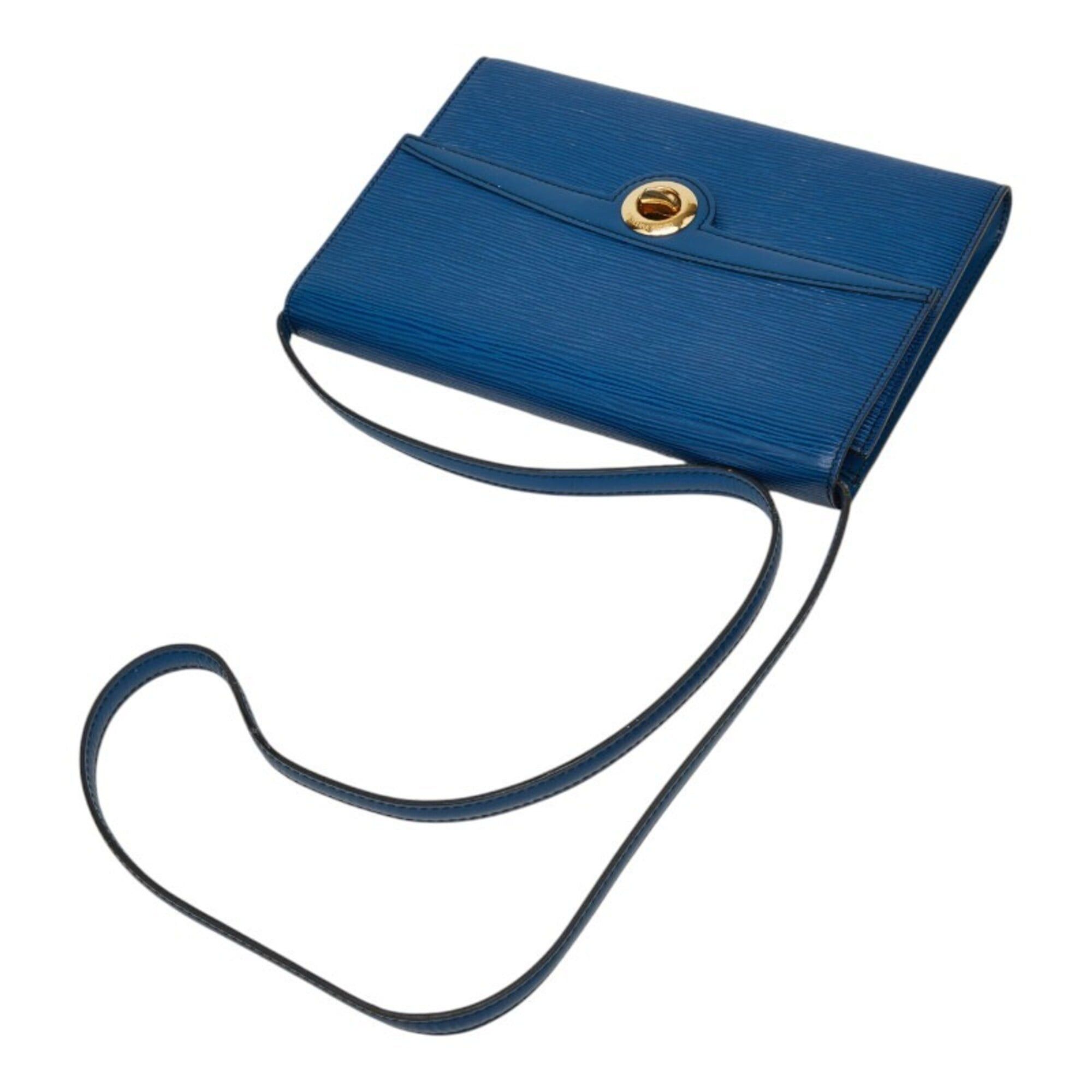 Louis Vuitton Louis Vuitton Epi Pochette Arche Shoulder Bag M52575 Toledo Blue Leather Women's LOUIS VUITTON Size ONE SIZE - 7 Thumbnail