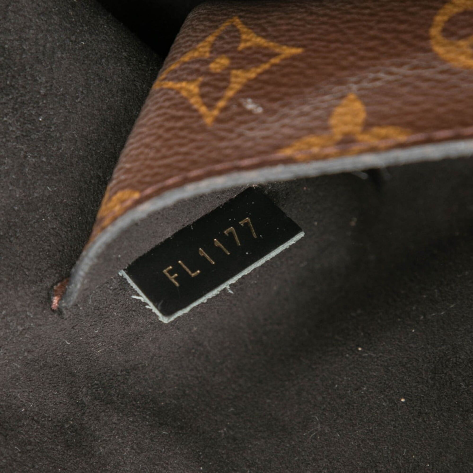 Louis Vuitton Louis Vuitton Monogram Flap Bag MM, Handbag/Shoulder Bag, 2-Way, M43125, Brown/Black Leather, Women's, LOUIS VUITTON Size ONE SIZE - 6 Thumbnail
