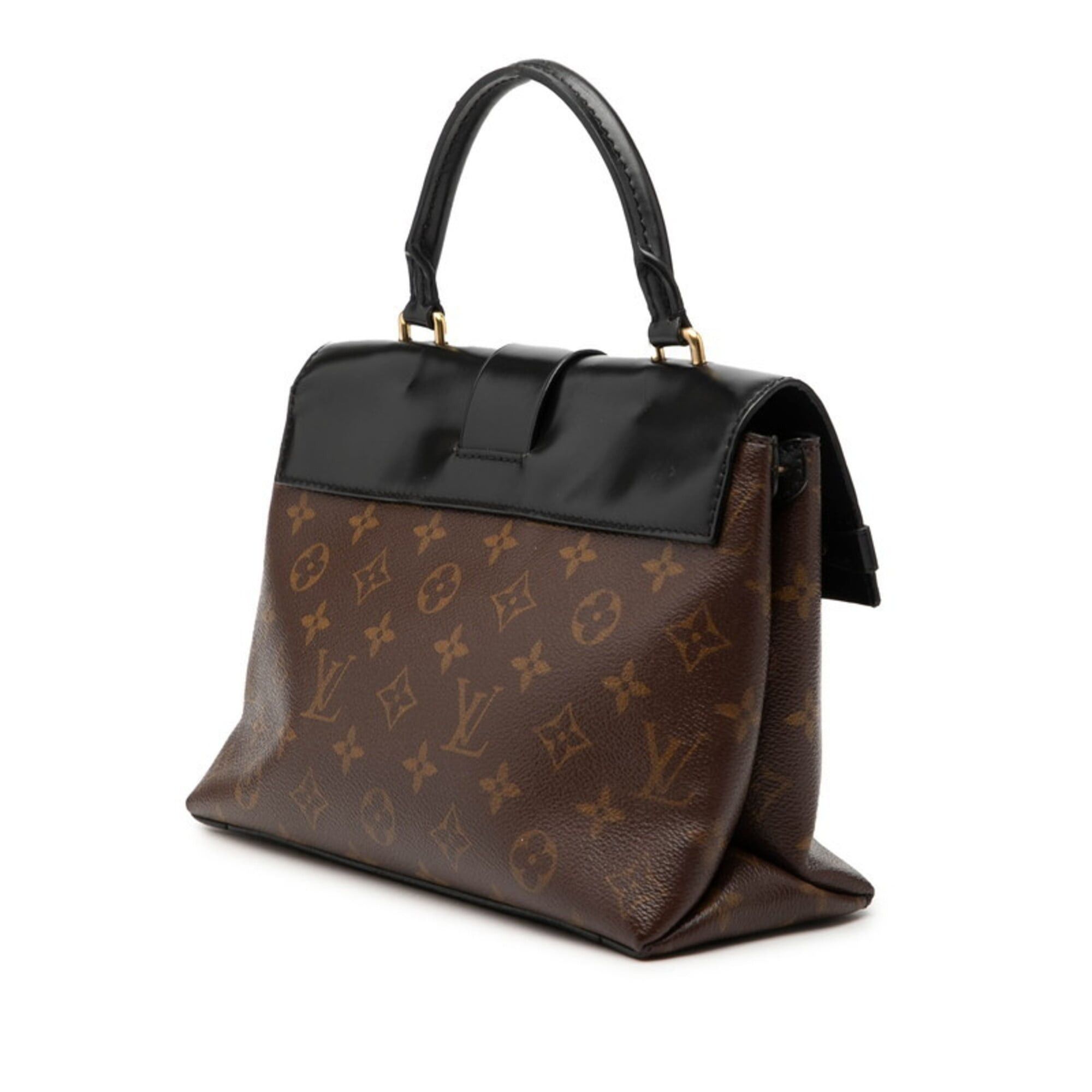 Louis Vuitton Louis Vuitton Monogram Flap Bag MM, Handbag/Shoulder Bag, 2-Way, M43125, Brown/Black Leather, Women's, LOUIS VUITTON Size ONE SIZE - 2 Thumbnail