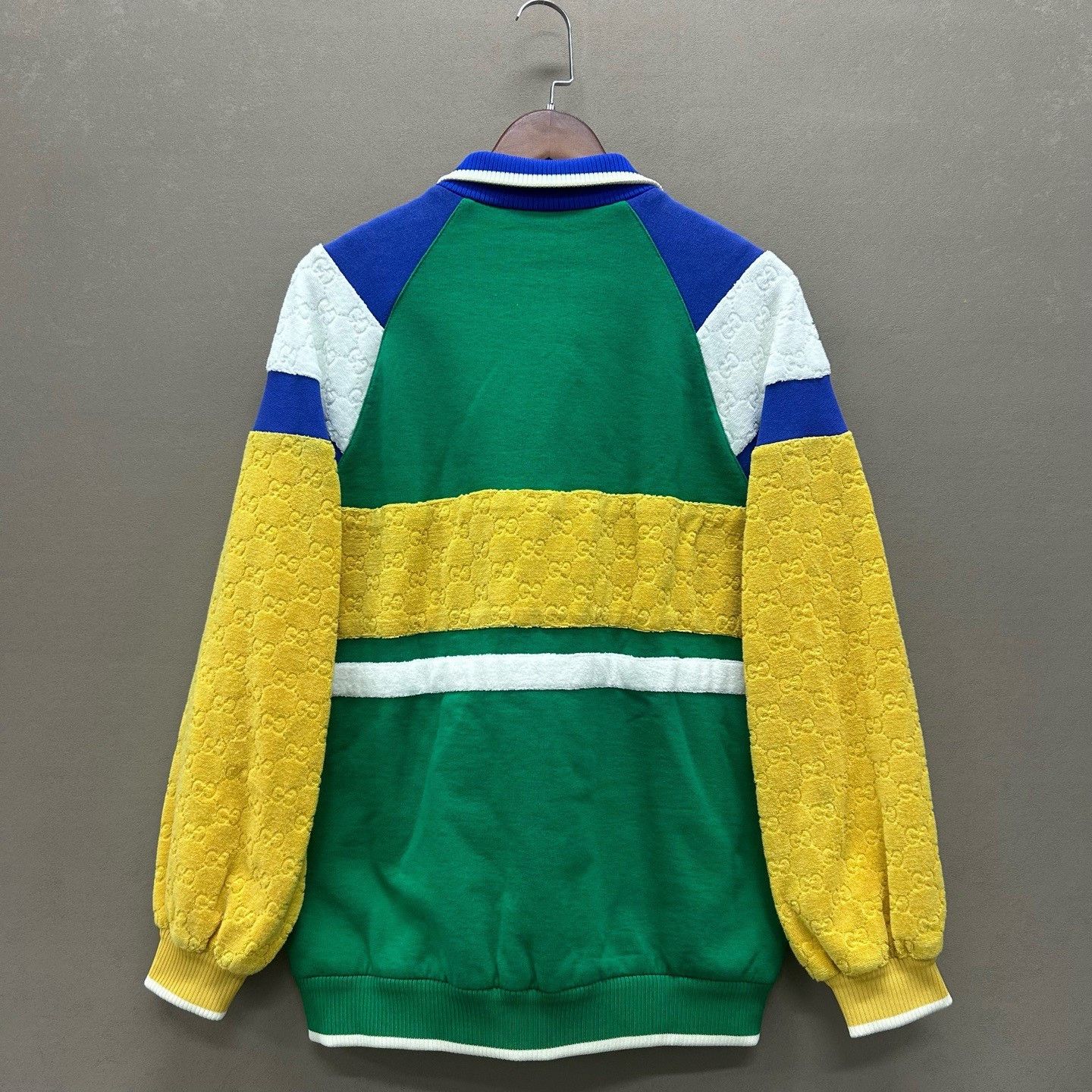 Gucci Gucci Colorblock Terry Zip-Up Jacket Size M Size US M / EU 48-50 / 2 - 3 Thumbnail