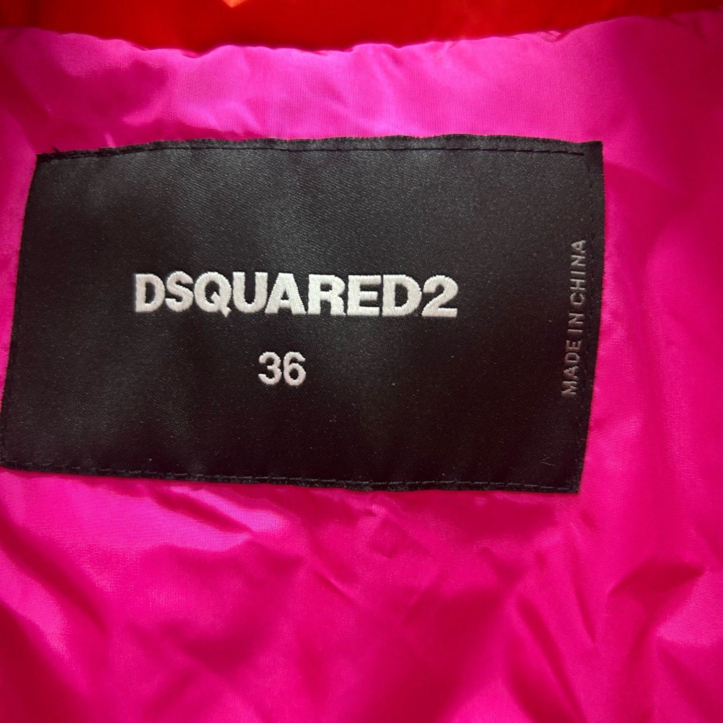 Dsquared2 Dsquared2 Red Down Puffer Jacket Size 36 Size XS / US 0-2 / IT 36-38 - 5 Thumbnail