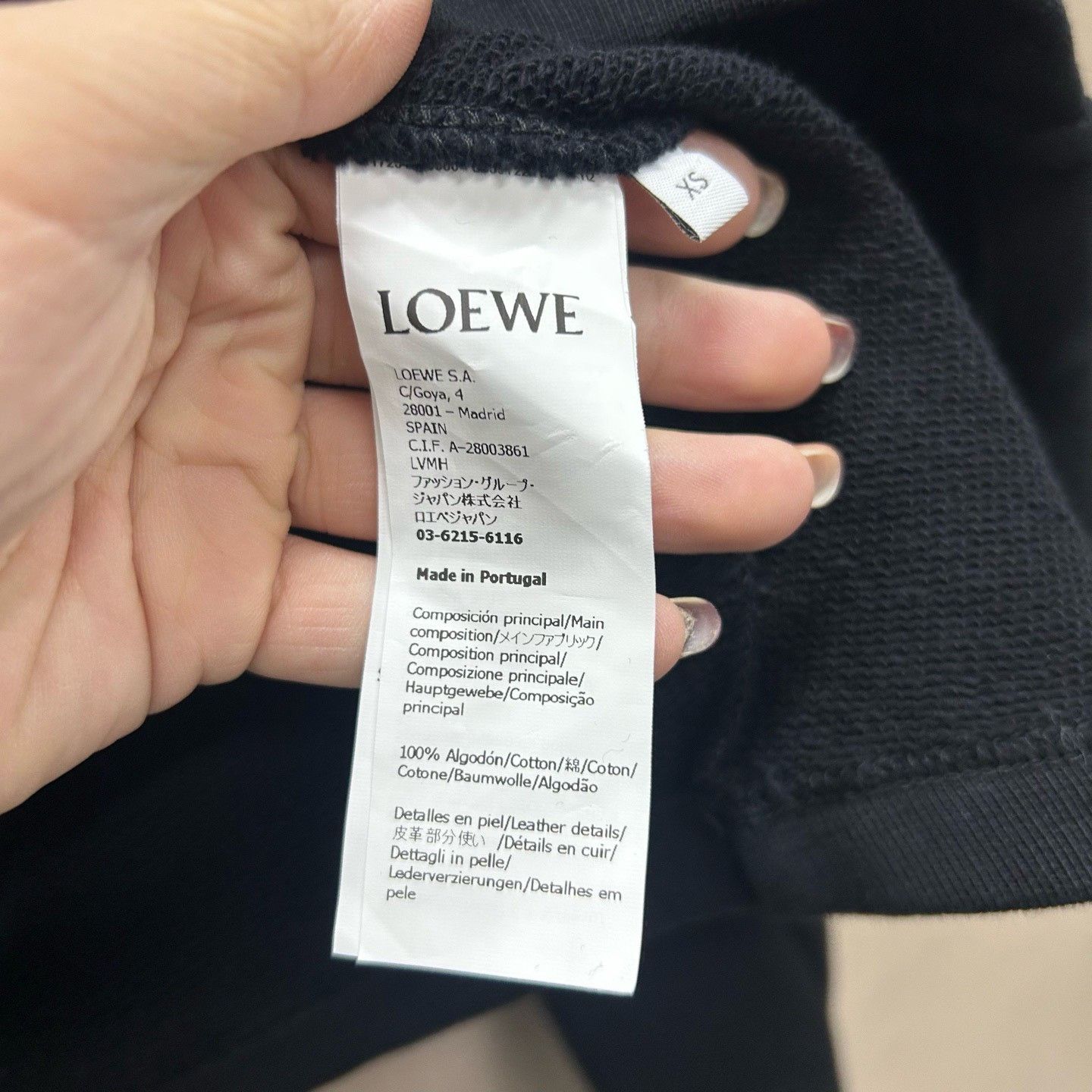 Loewe Loewe Leather Patch Hoodie Size XS Size XS / US 0-2 / IT 36-38 - 5 Thumbnail