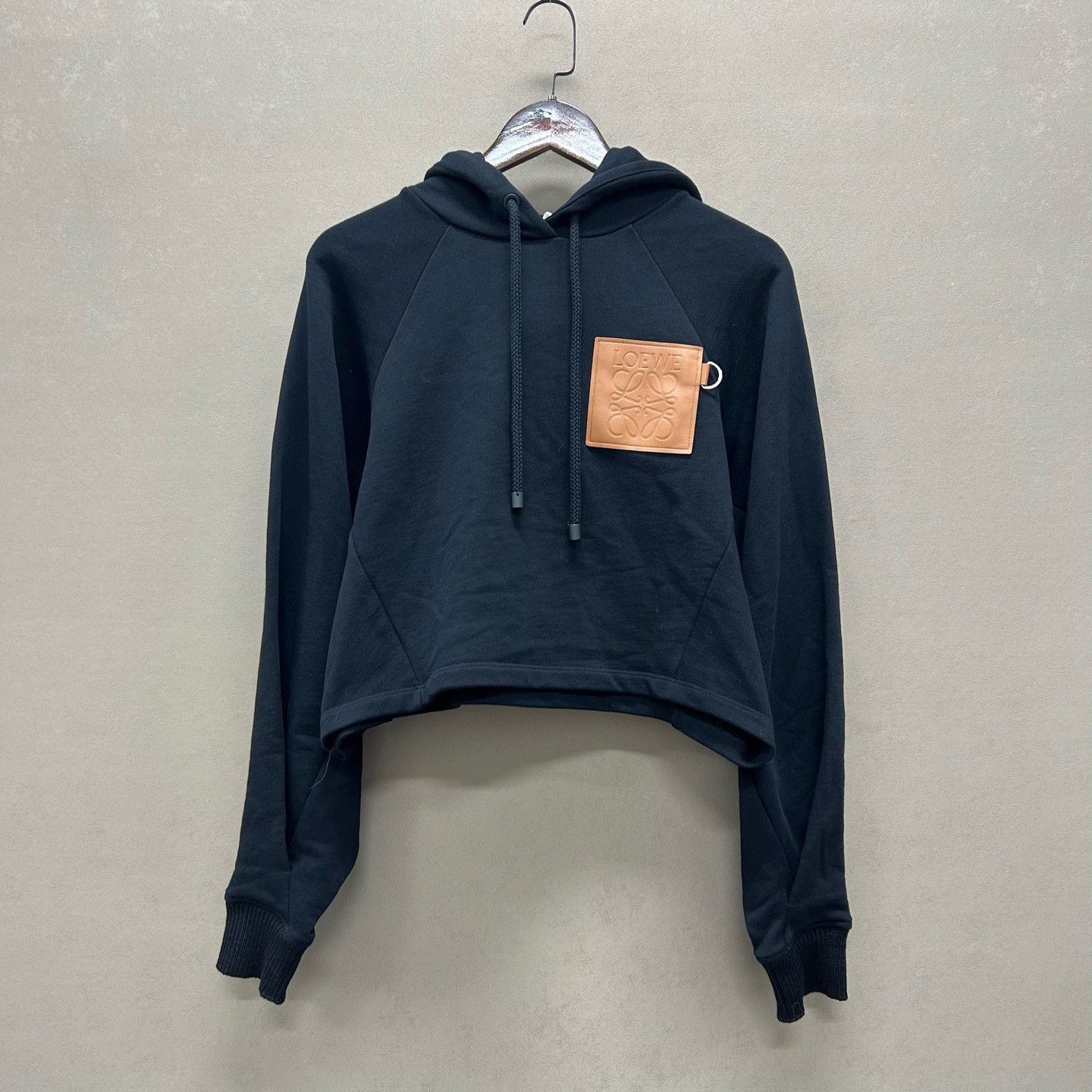 Loewe Loewe Leather Patch Hoodie Size XS Size XS / US 0-2 / IT 36-38 - 2 Thumbnail