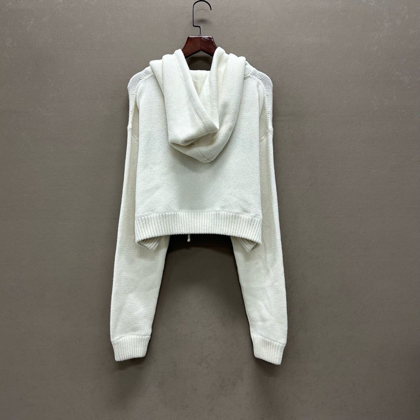 Miu Miu Miu Miu Logo Knit Hoodie Size 38 Size XS / US 0-2 / IT 36-38 - 3 Thumbnail