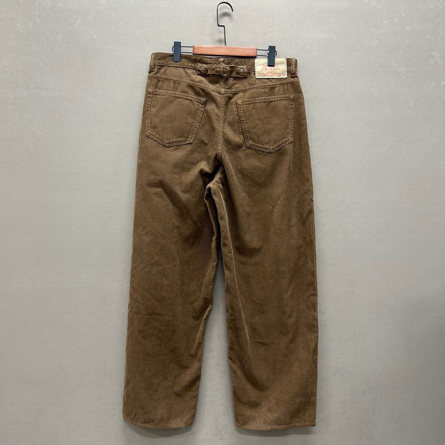Prada Prada Triangle Logo Corduroy Pants Size 36 Size US 36 / EU 52 - 3 Thumbnail