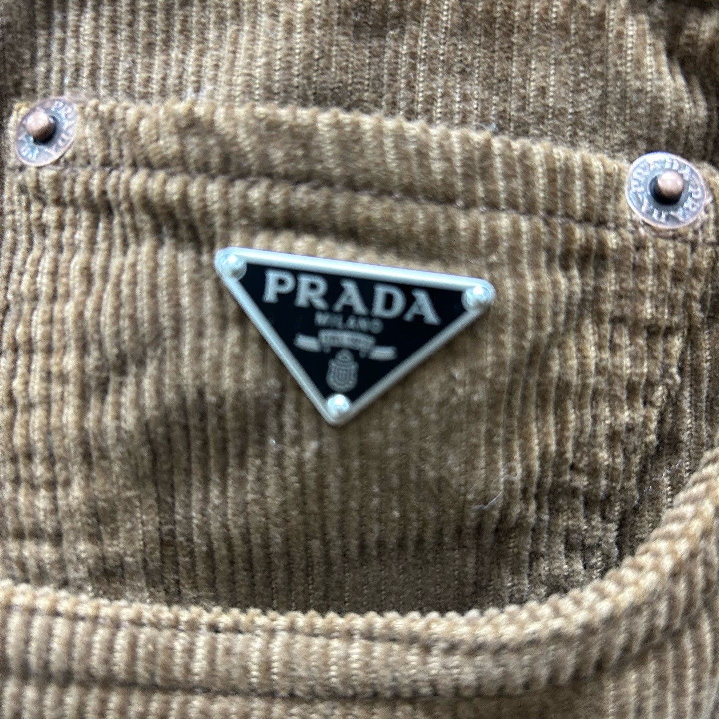 Prada Prada Triangle Logo Corduroy Pants Size 36 Size US 36 / EU 52 - 5 Thumbnail