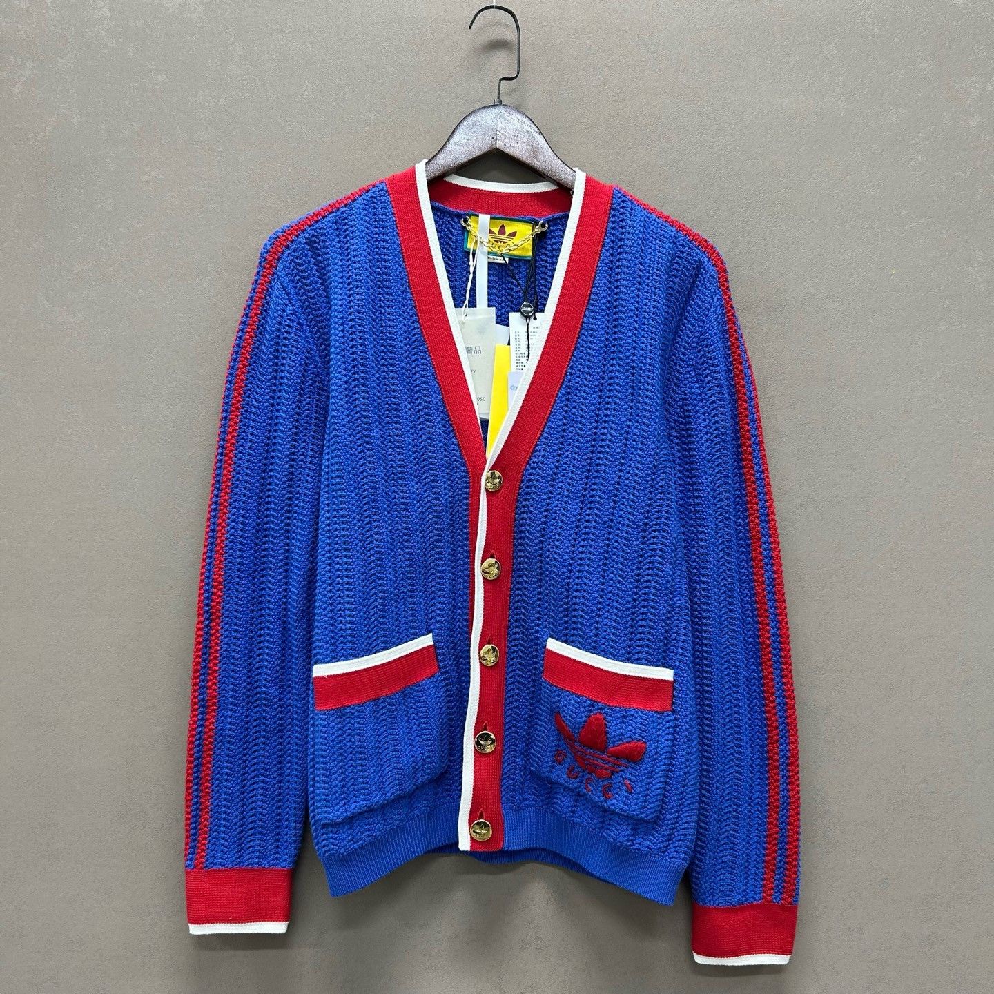 Gucci Gucci x Adidas Trefoil Logo Knit Cardigan Size XS Size US XS / EU 42 / 0 - 2 Thumbnail