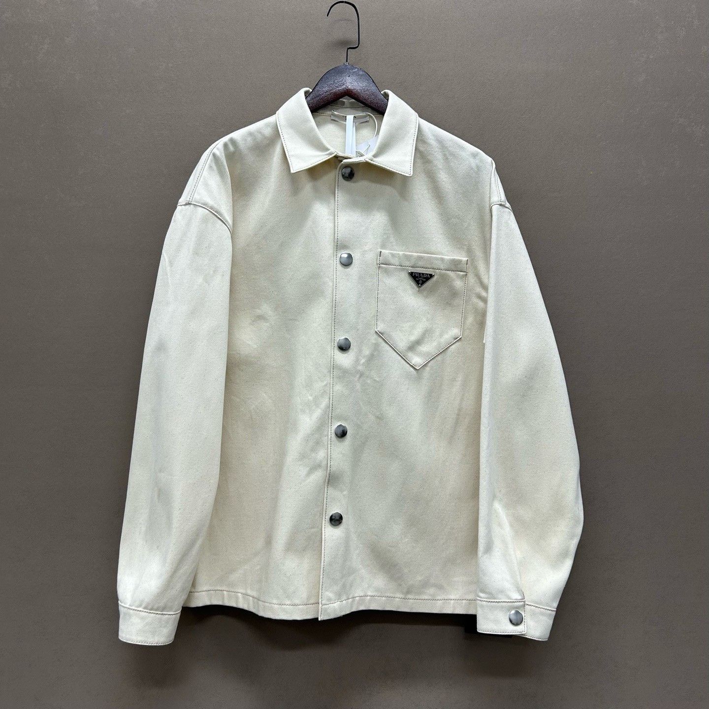 Prada Prada Triangle Logo Denim Jacket Size L Size US L / EU 52-54 / 3 - 2 Thumbnail