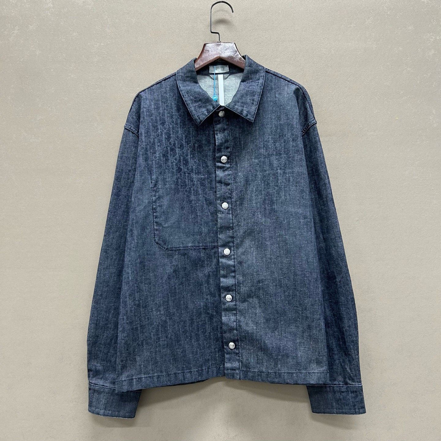 Dior Dior Oblique Jacquard Denim Shirt Jacket Size S Size US S / EU 44-46 / 1 - 2 Thumbnail