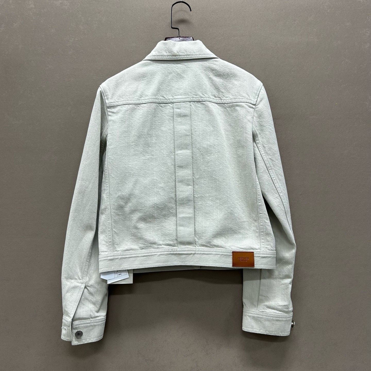 Hermes Hermes White Denim Jacket Size 36 Size XS / US 0-2 / IT 36-38 - 3 Thumbnail