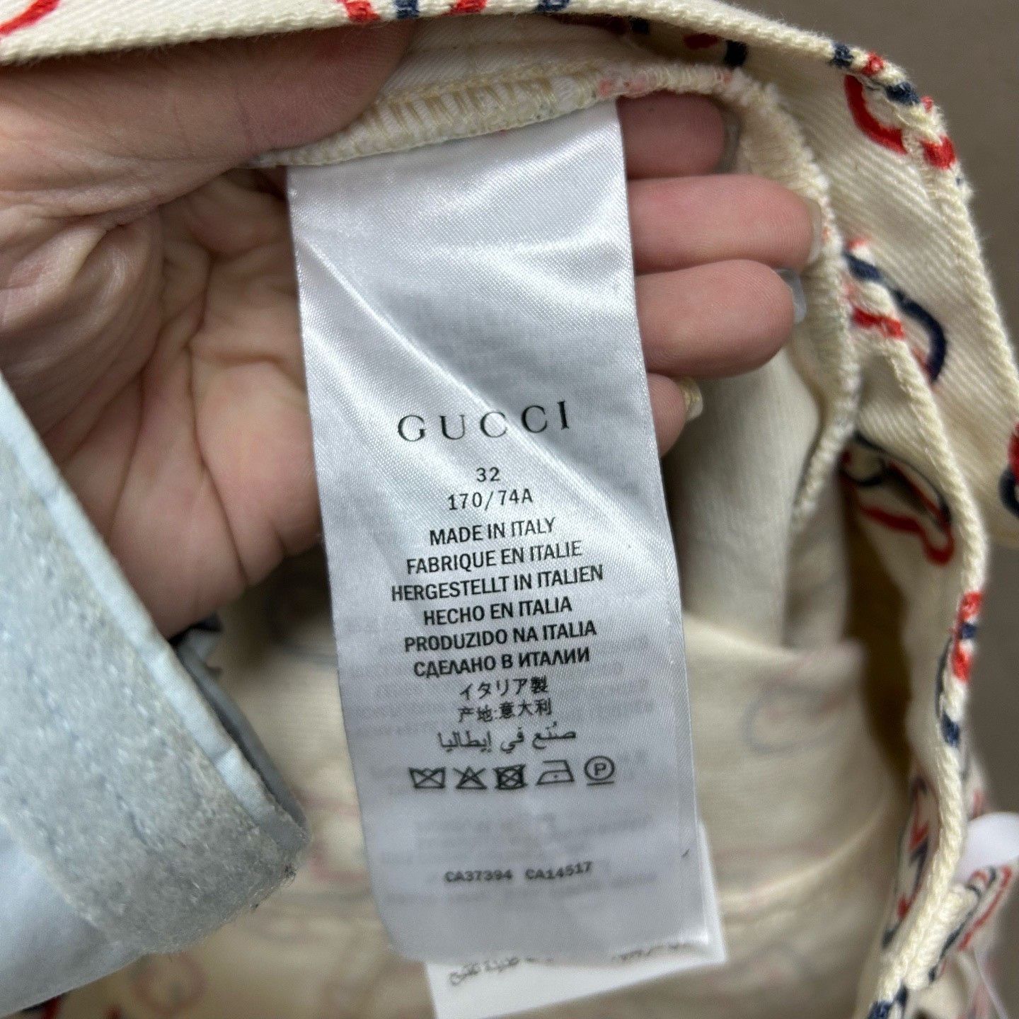 Gucci Gucci Monogram Denim Shorts Size 32 Size 29" - 5 Thumbnail
