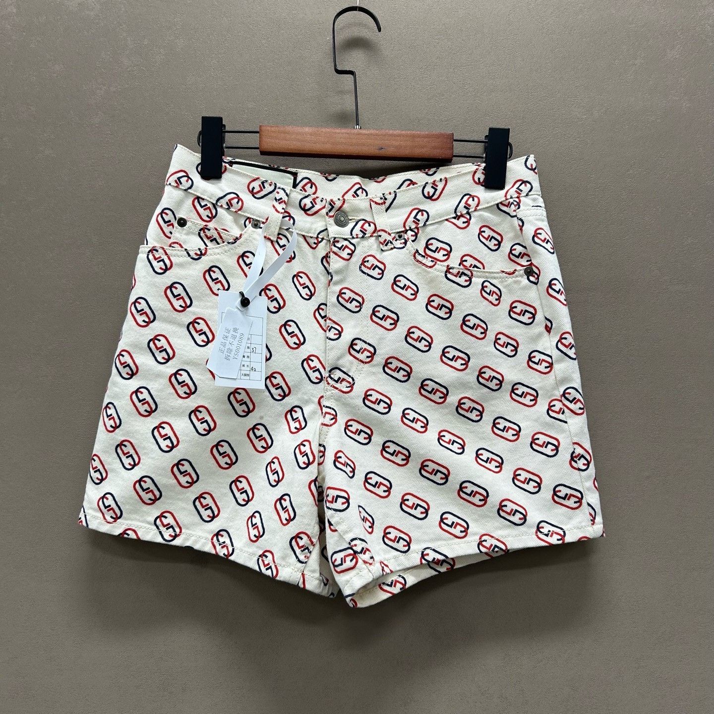 Gucci Gucci Monogram Denim Shorts Size 32 Size 29" - 2 Thumbnail