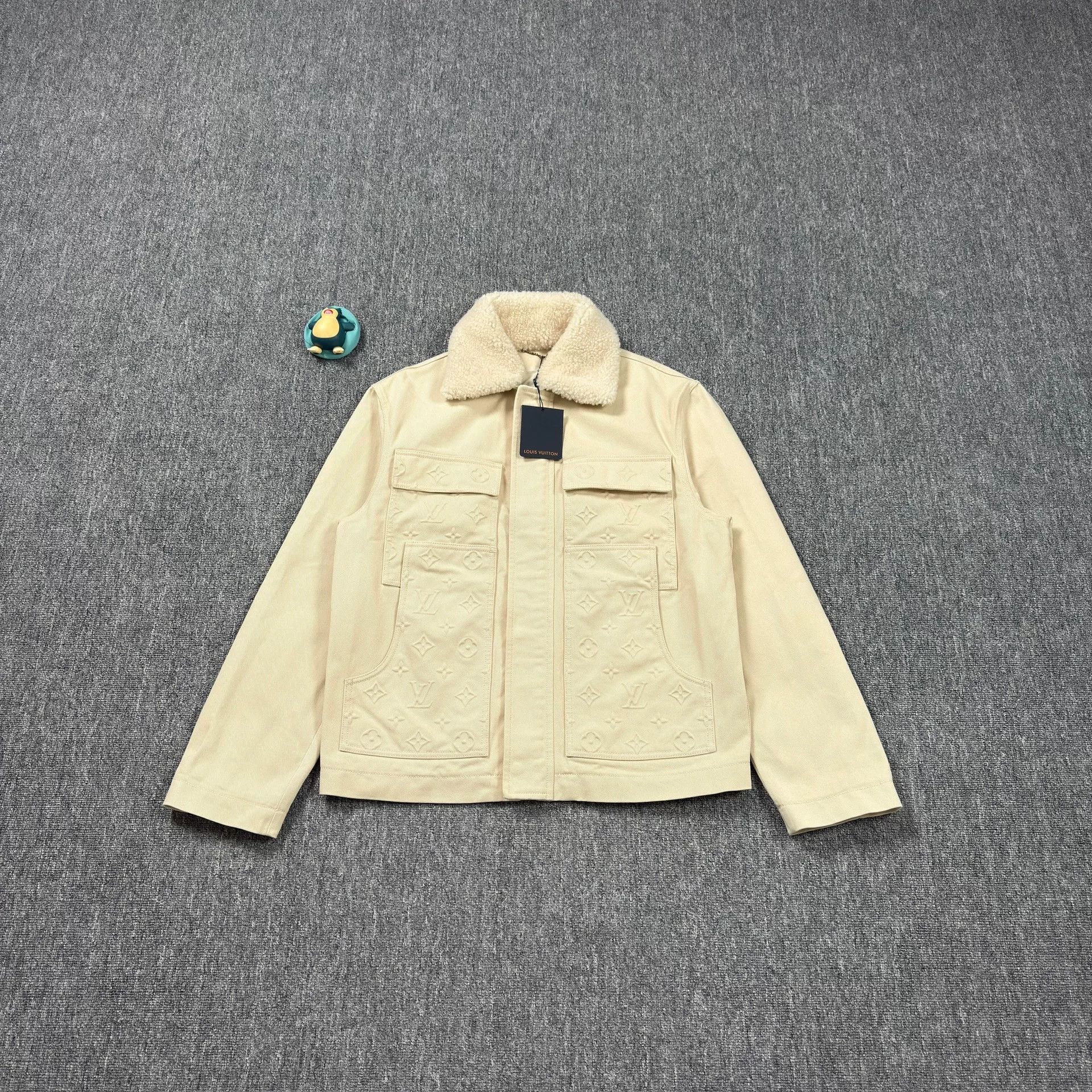 Louis Vuitton Louis Vuitton Monogram Embossed Shearling Jacket 48 Size US M / EU 48-50 / 2 - 2 Thumbnail