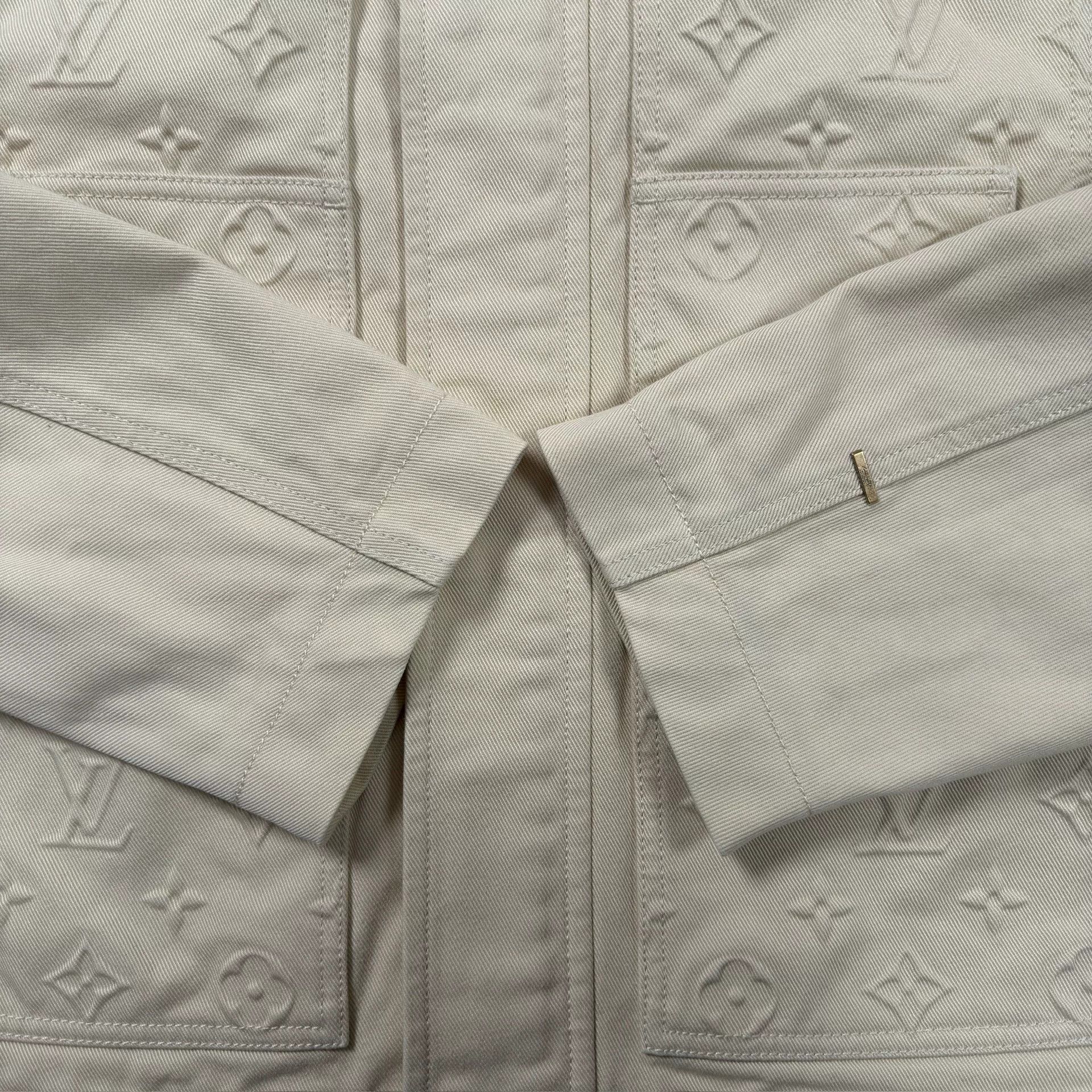 Louis Vuitton Louis Vuitton Monogram Embossed Shearling Jacket 48 Size US M / EU 48-50 / 2 - 4 Thumbnail
