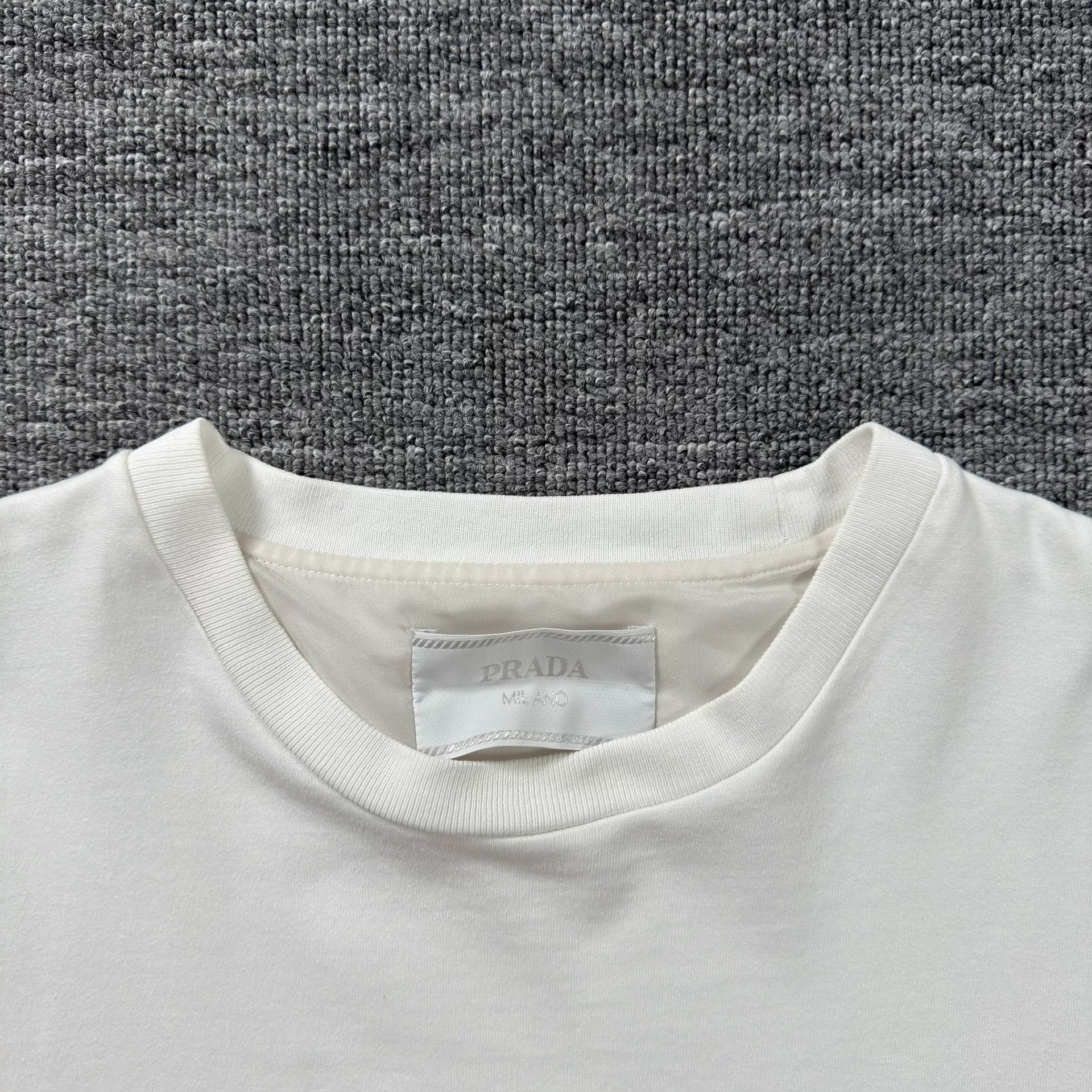 Prada Prada Logo Drawstring T-Shirt XL Size US XL / EU 56 / 4 - 3 Thumbnail