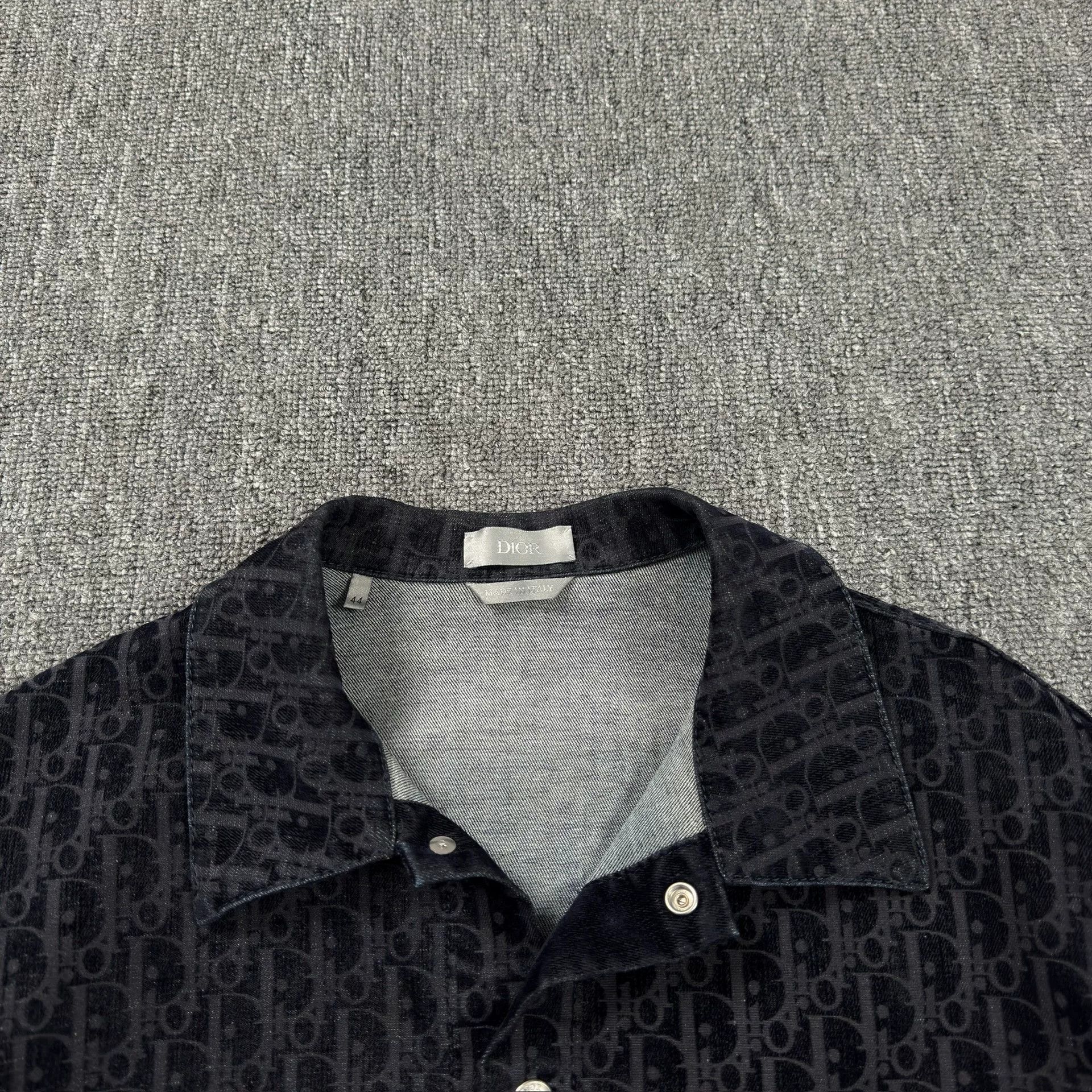 Dior Dior Oblique Flocked Shirt Size S Size US S / EU 44-46 / 1 - 3 Thumbnail