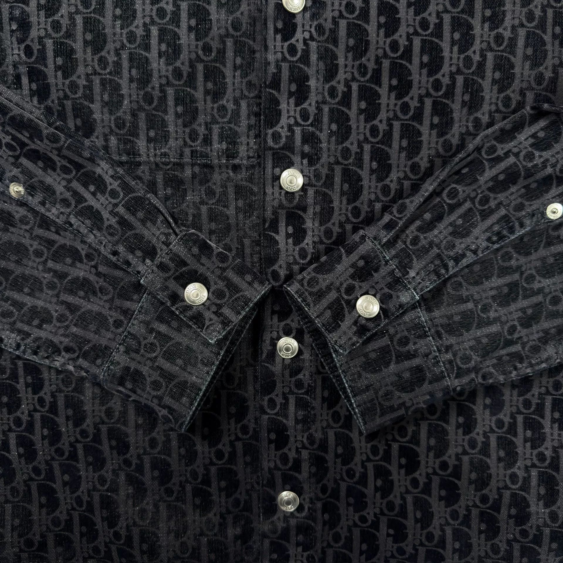Dior Dior Oblique Flocked Shirt Size S Size US S / EU 44-46 / 1 - 4 Thumbnail