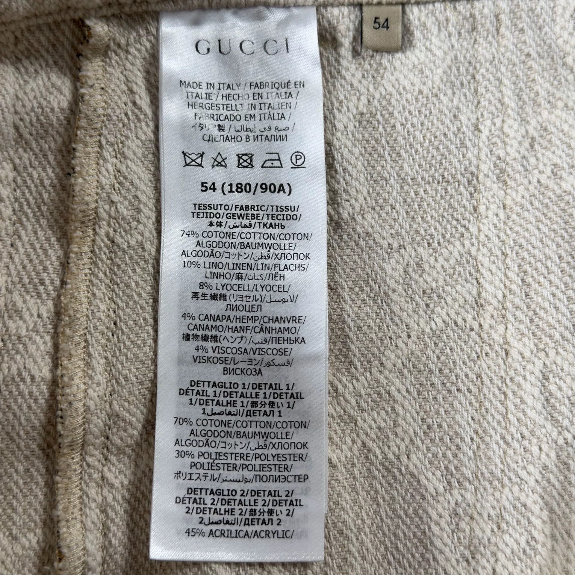 Gucci Gucci GG Monogram Web Stripe Shorts Size EU 54 Size US 38 / EU 54 - 8 Thumbnail