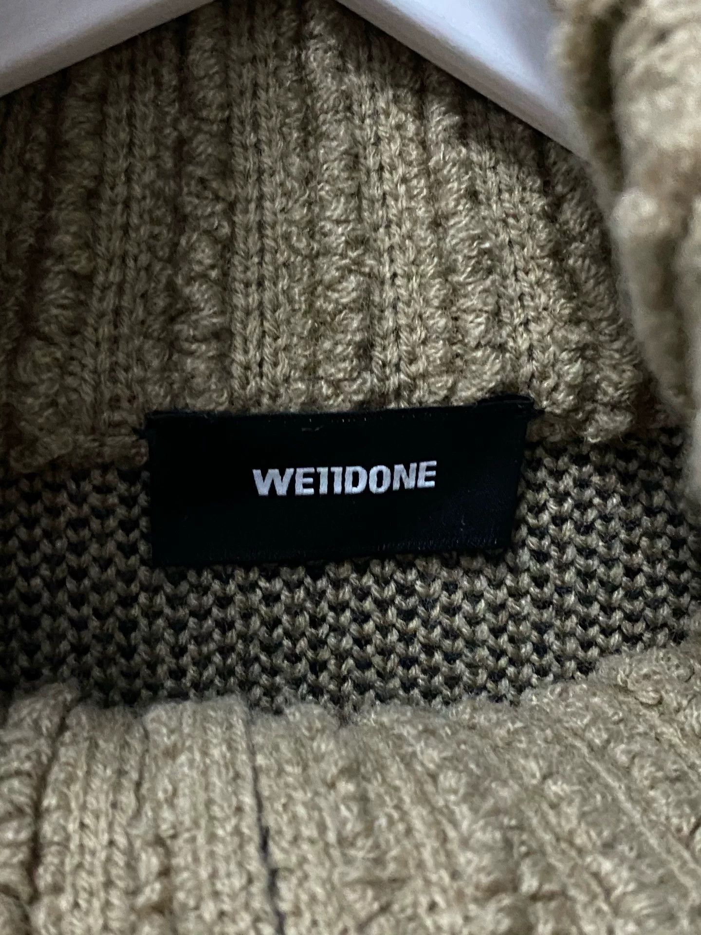 WE11DONE We11done Logo Zip Knit Sweater Size S Size US S / EU 44-46 / 1 - 6 Thumbnail