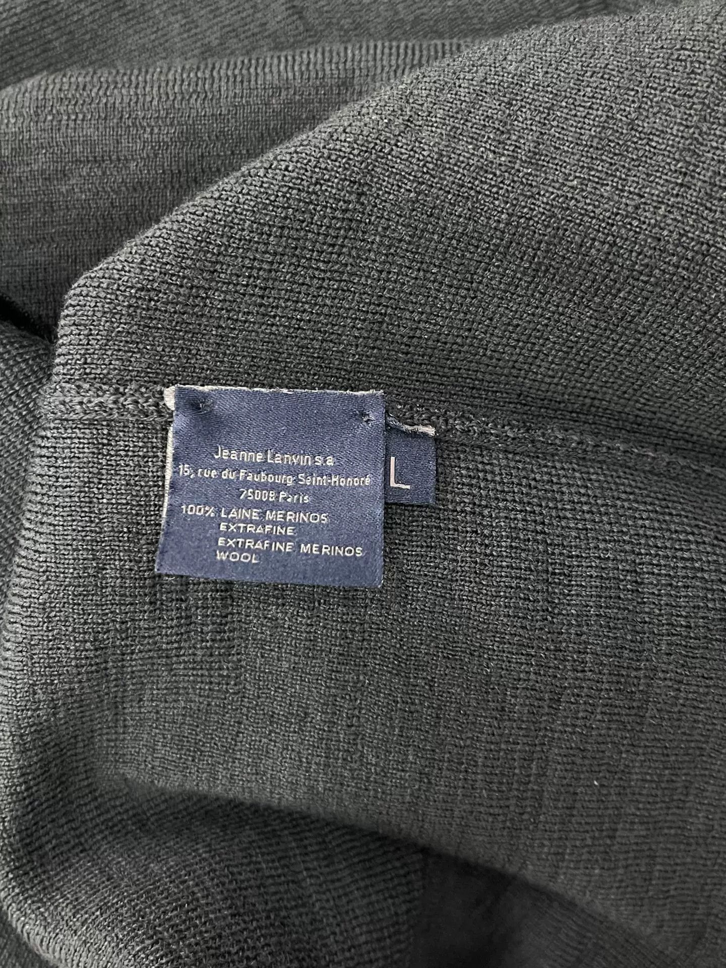 Lanvin Lanvin Merino Wool Double Breasted Jacket Size L Size US L / EU 52-54 / 3 - 5 Thumbnail