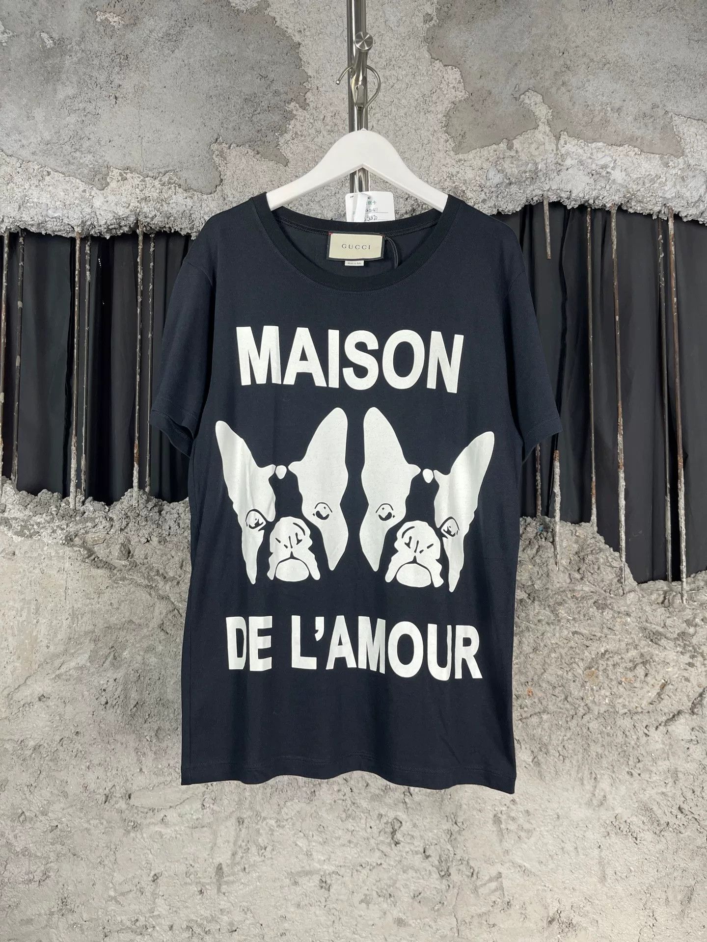 Gucci Gucci Maison De L'Amour Bulldog T-Shirt XXS Size US XXS / EU 40 - 2 Thumbnail