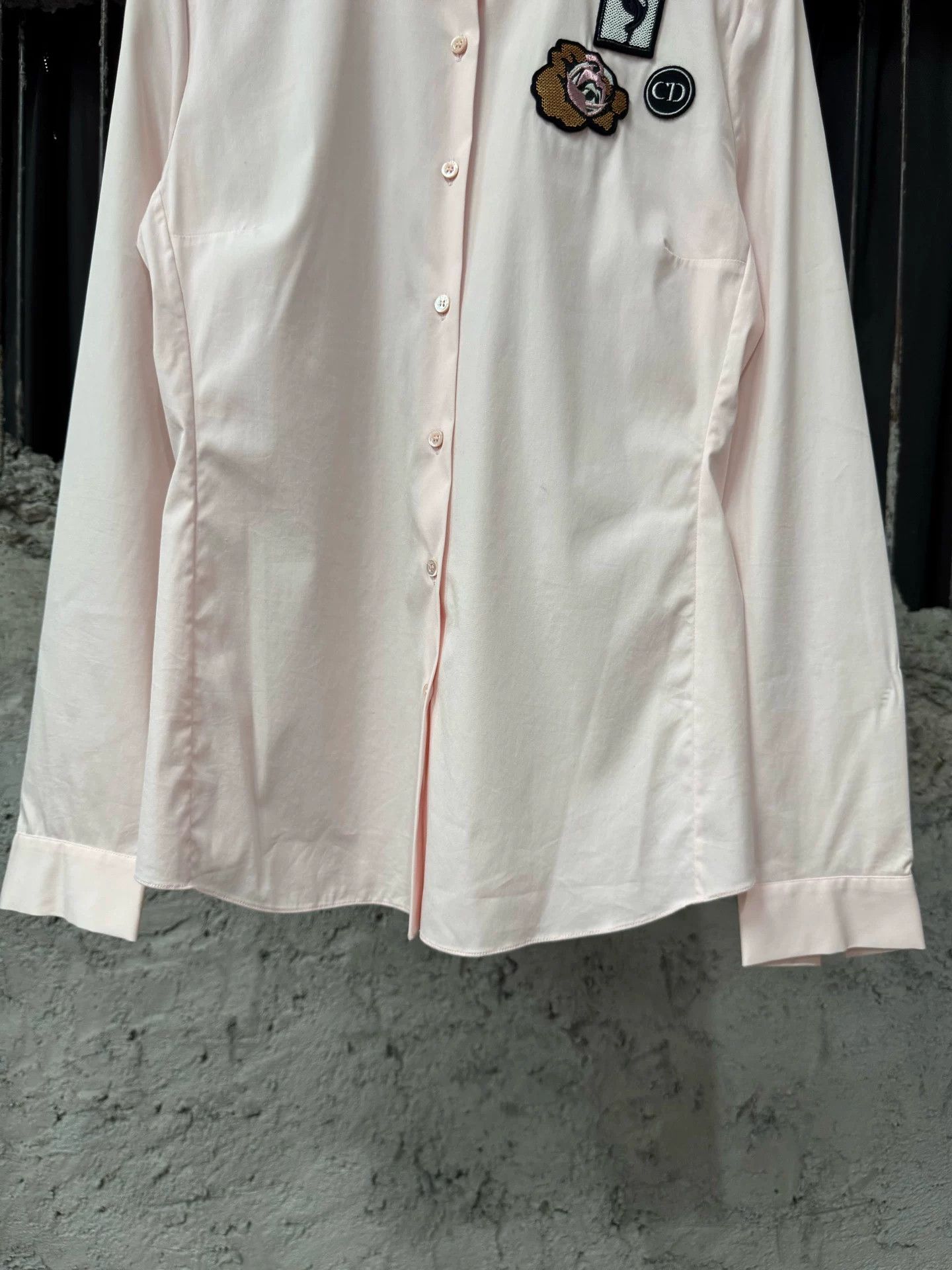 Dior Dior Embroidered Button Up Shirt Size S / US 4 / IT 40 - 5 Thumbnail