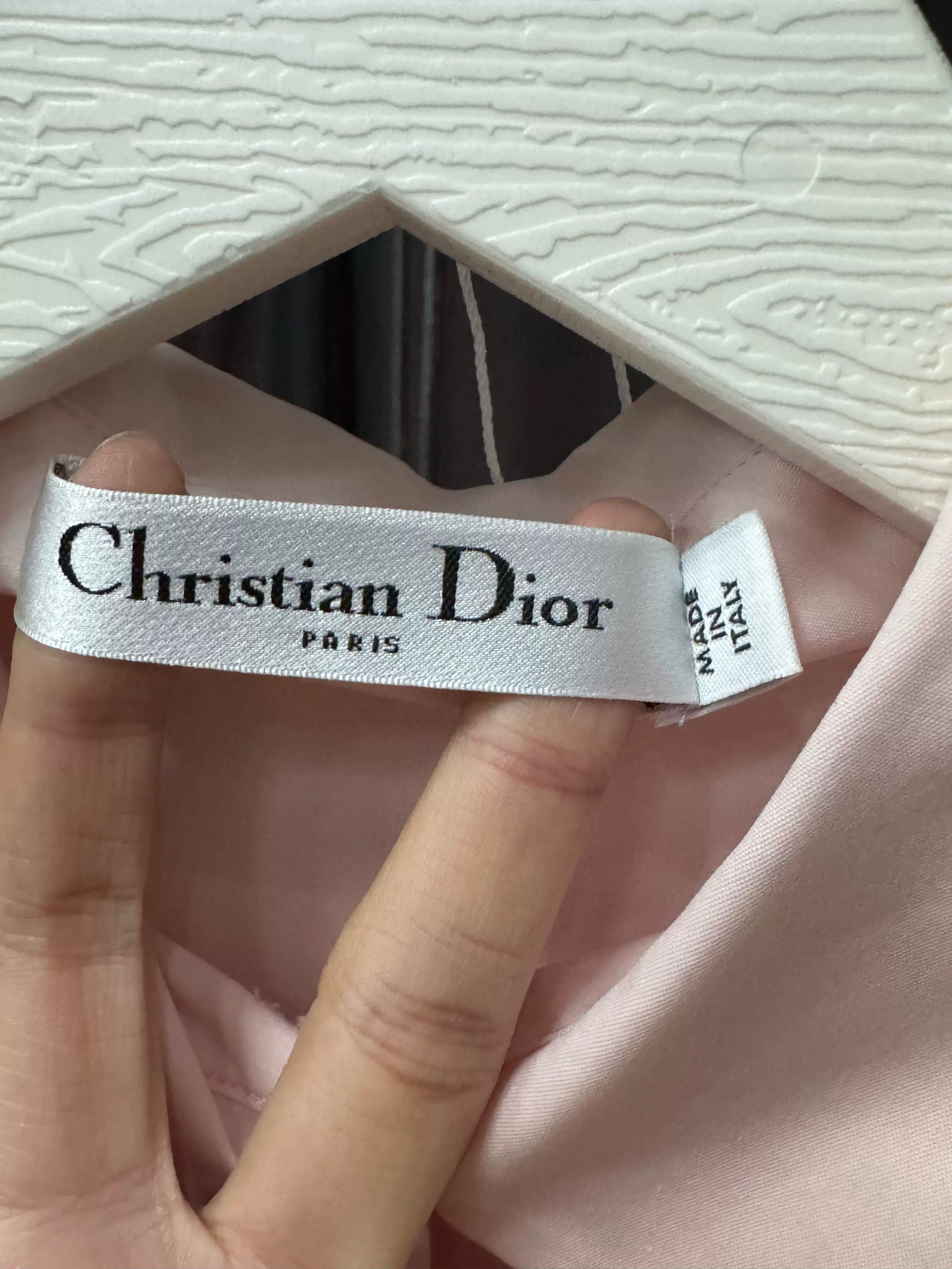 Dior Dior Embroidered Button Up Shirt Size S / US 4 / IT 40 - 7 Thumbnail