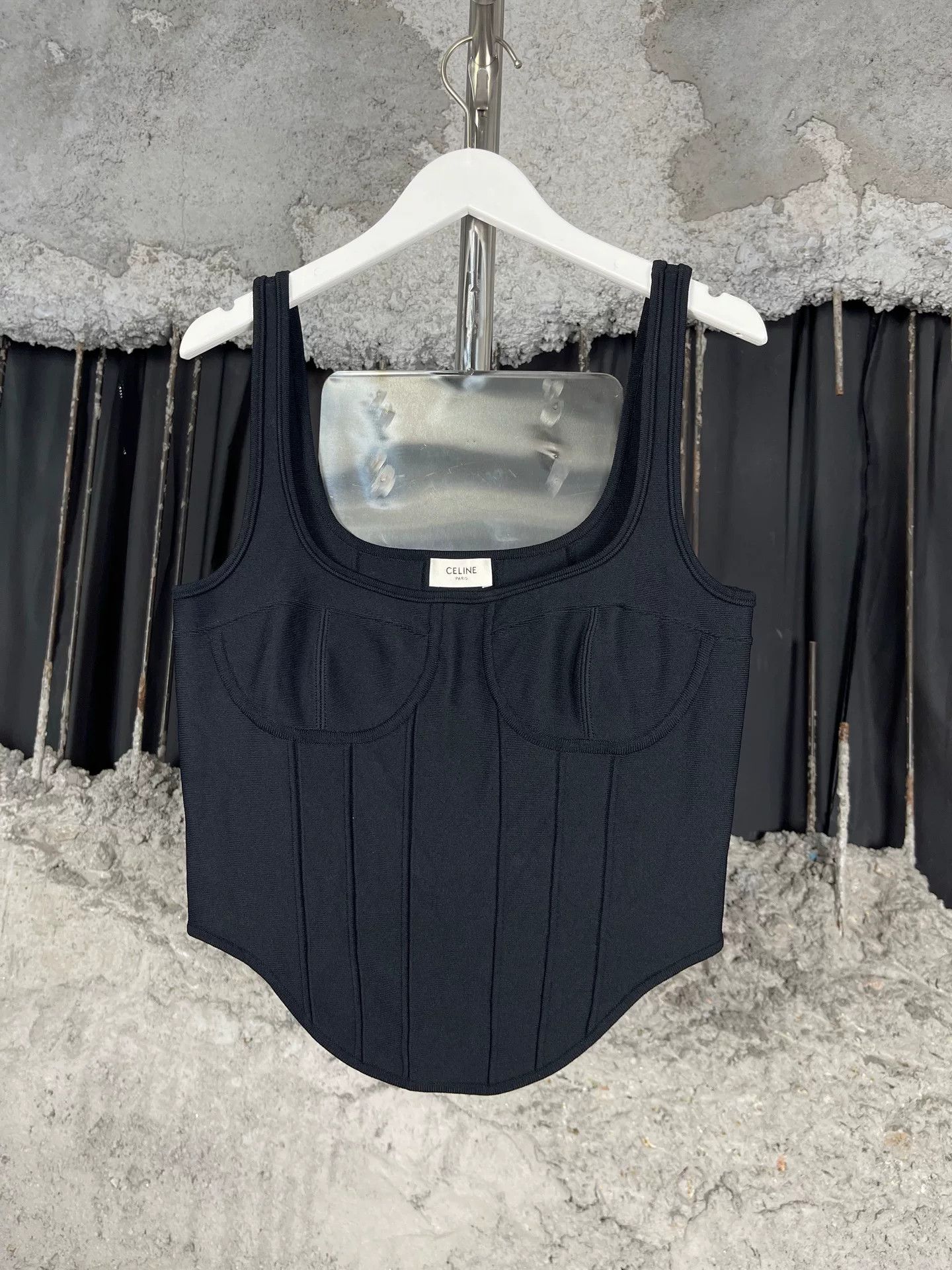 Celine Celine Corset Style Tank Top Size M Size M / US 6-8 / IT 42-44 - 2 Thumbnail