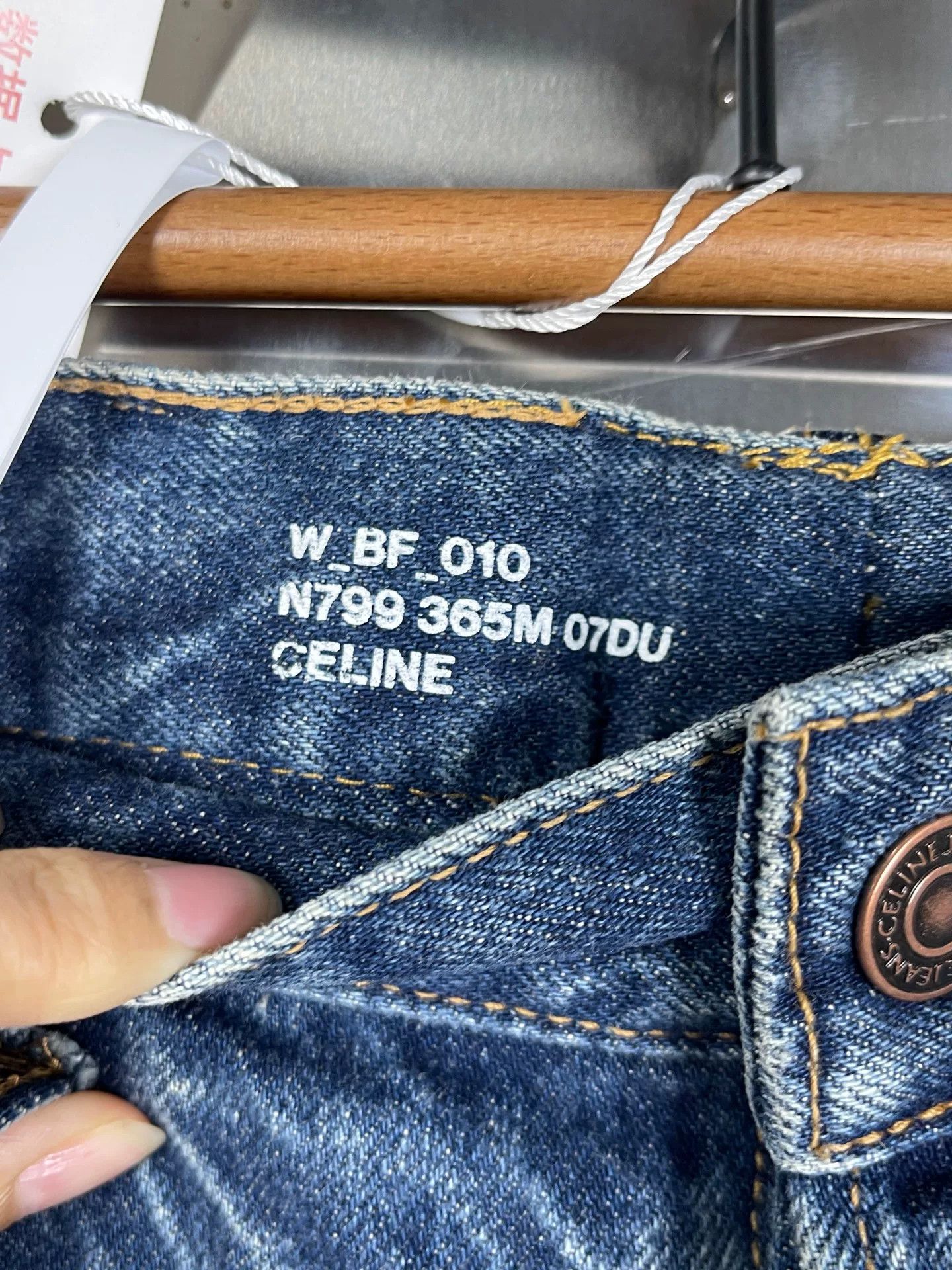 Celine Celine Blue Denim Jeans Size 26 Size 26" / US 2 / IT 38 - 8 Thumbnail