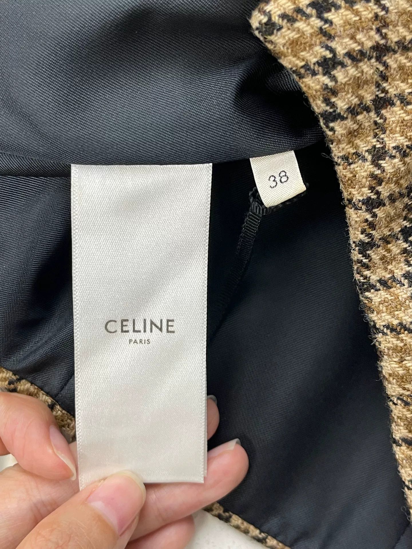 Celine Celine Houndstooth Top Size 38 Size S / US 4 / IT 40 - 8 Thumbnail