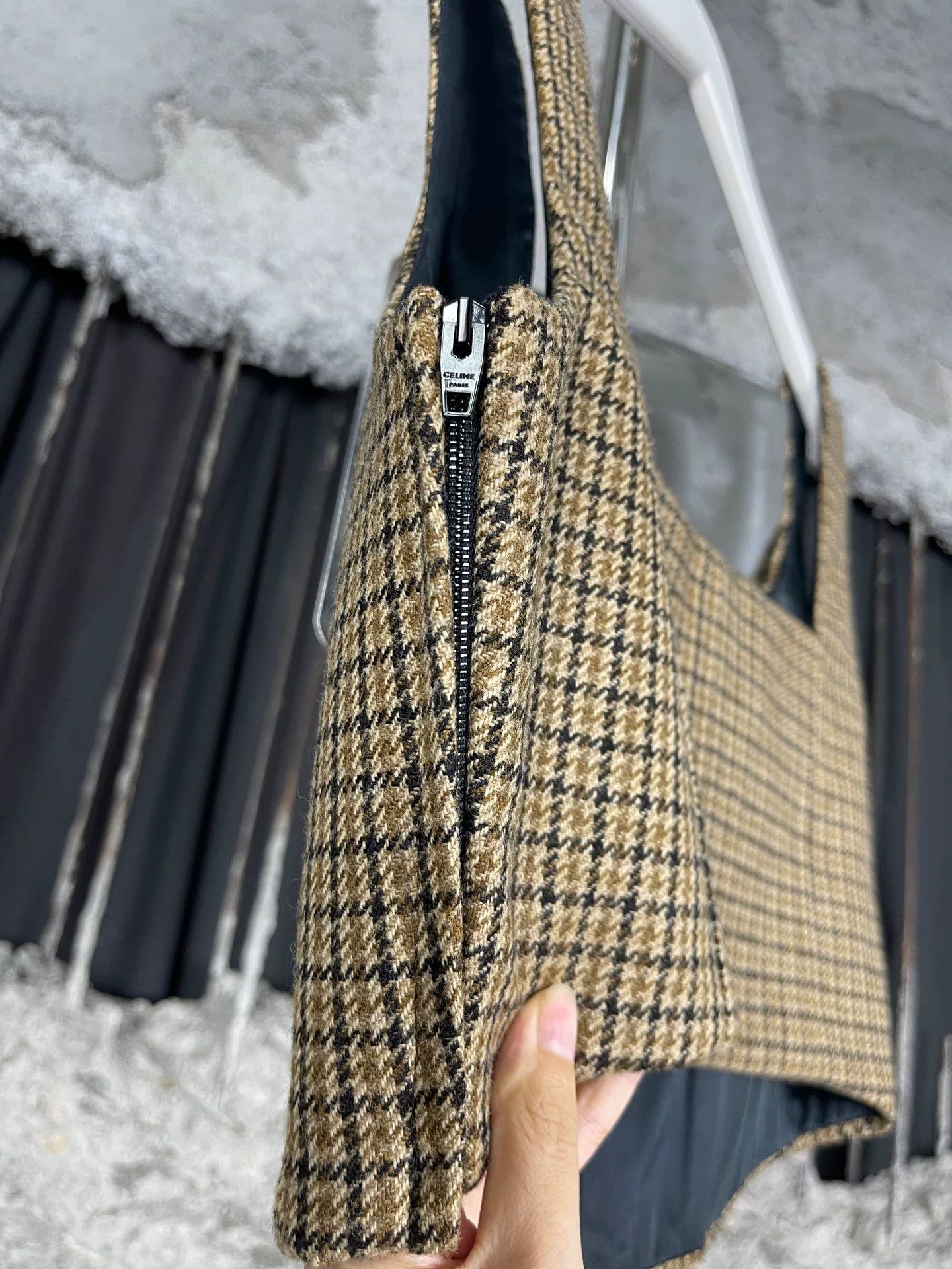 Celine Celine Houndstooth Top Size 38 Size S / US 4 / IT 40 - 6 Thumbnail