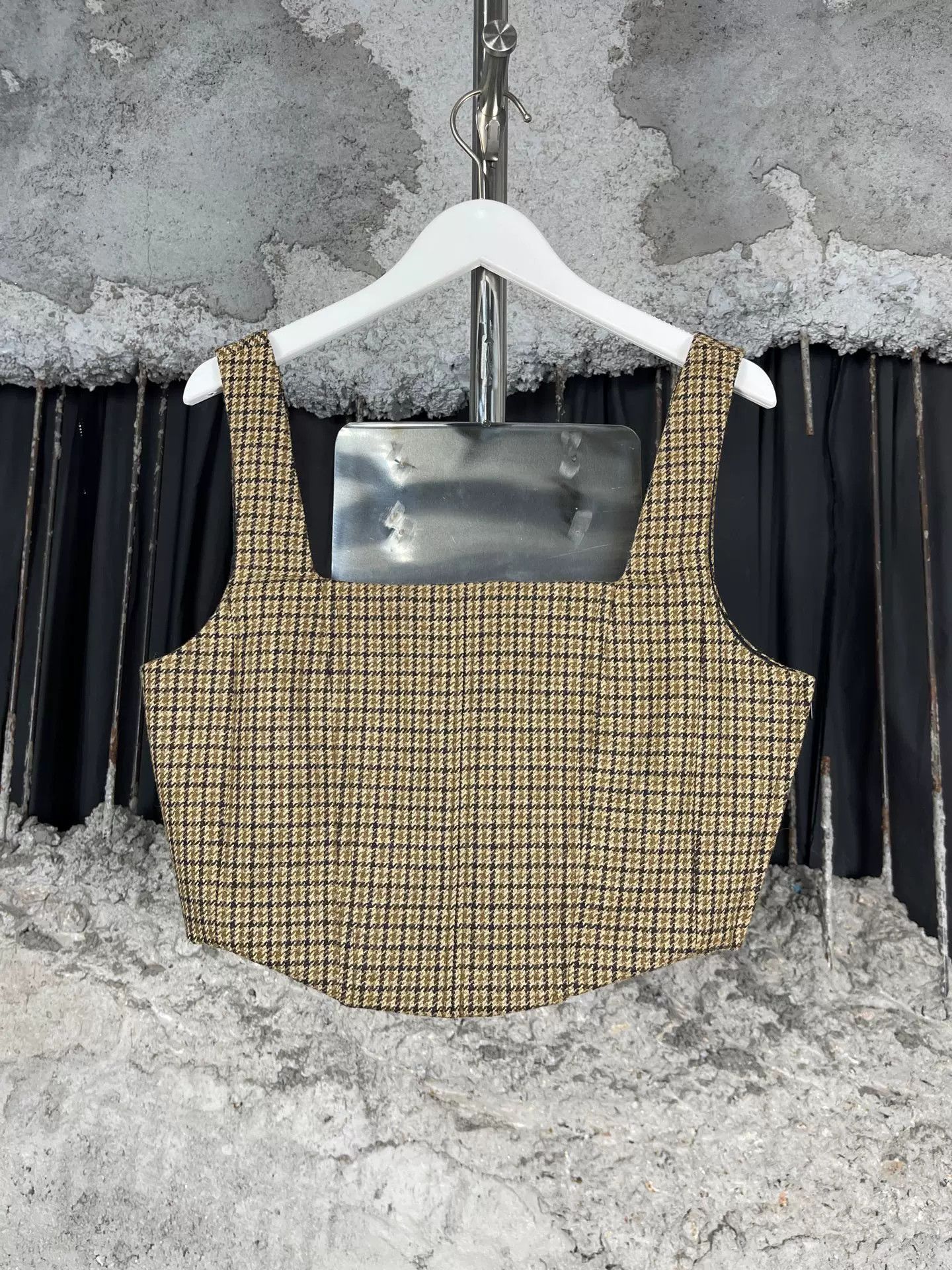 Celine Celine Houndstooth Top Size 38 Size S / US 4 / IT 40 - 2 Thumbnail