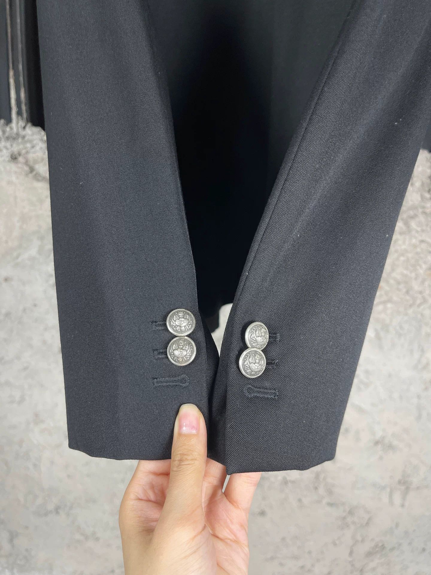 Balmain Balmain Crest Button Blazer Size 38R Size 38R - 6 Thumbnail