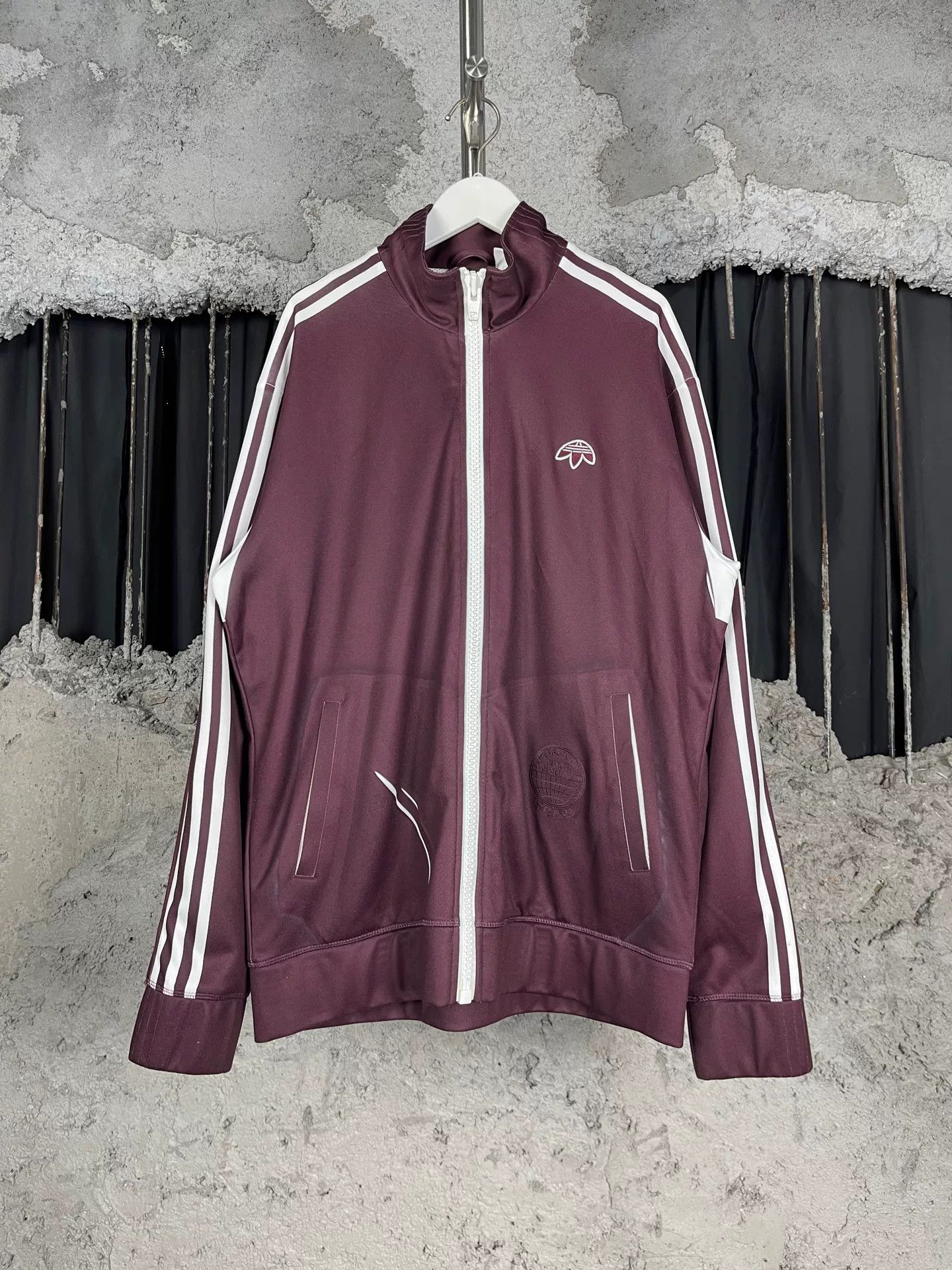 Adidas × Alexander Wang Adidas x Alexander Wang Zip Track Jacket Red Size M Size US M / EU 48-50 / 2 - 2 Thumbnail