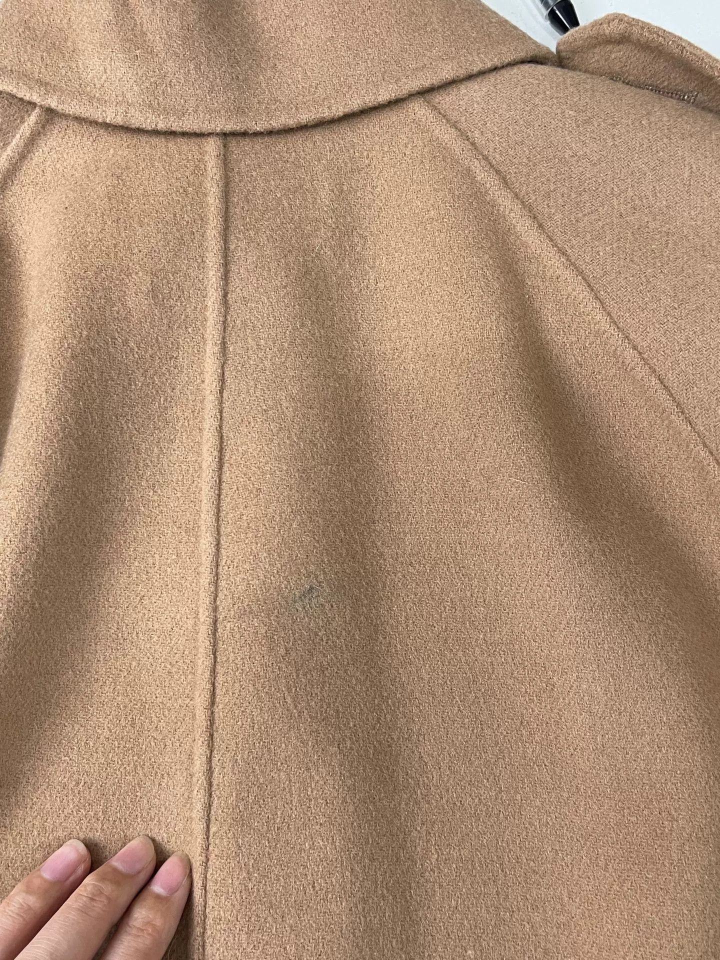 Max Mara MaxMara Weekend Wool Fur Pocket Cape Coat Size 36 Size XS / US 0-2 / IT 36-38 - 6 Thumbnail