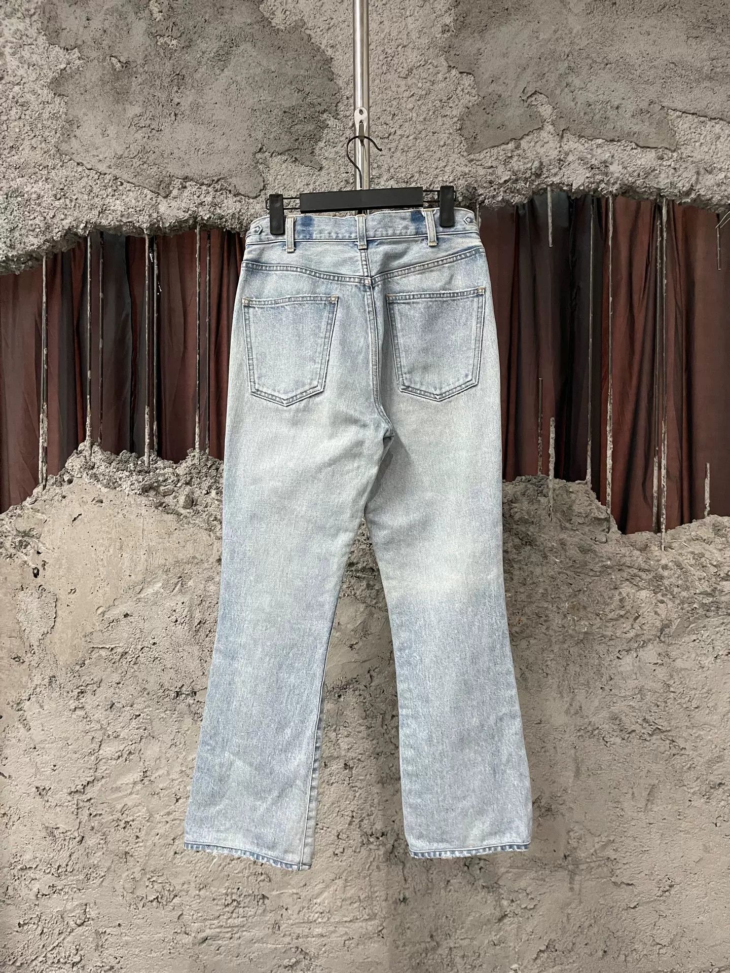 Celine Celine Triomphe Chain Light Wash Jeans Size 29 Size 29" - 3 Thumbnail