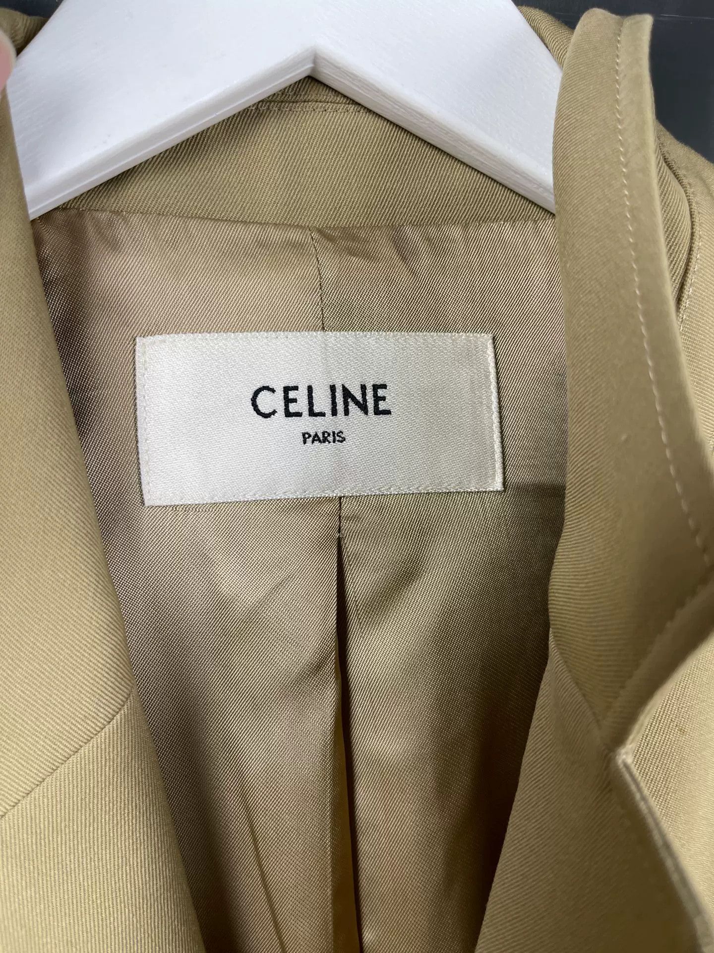 Celine Celine Beige Field Jacket Size S Size US S / EU 44-46 / 1 - 7 Thumbnail