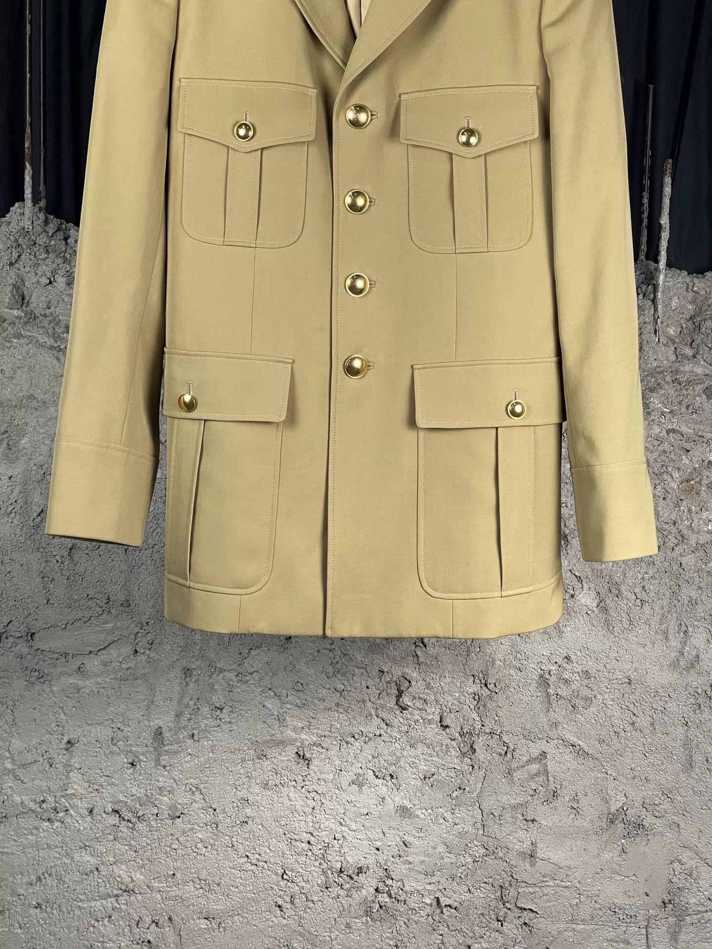 Celine Celine Beige Field Jacket Size S Size US S / EU 44-46 / 1 - 5 Thumbnail