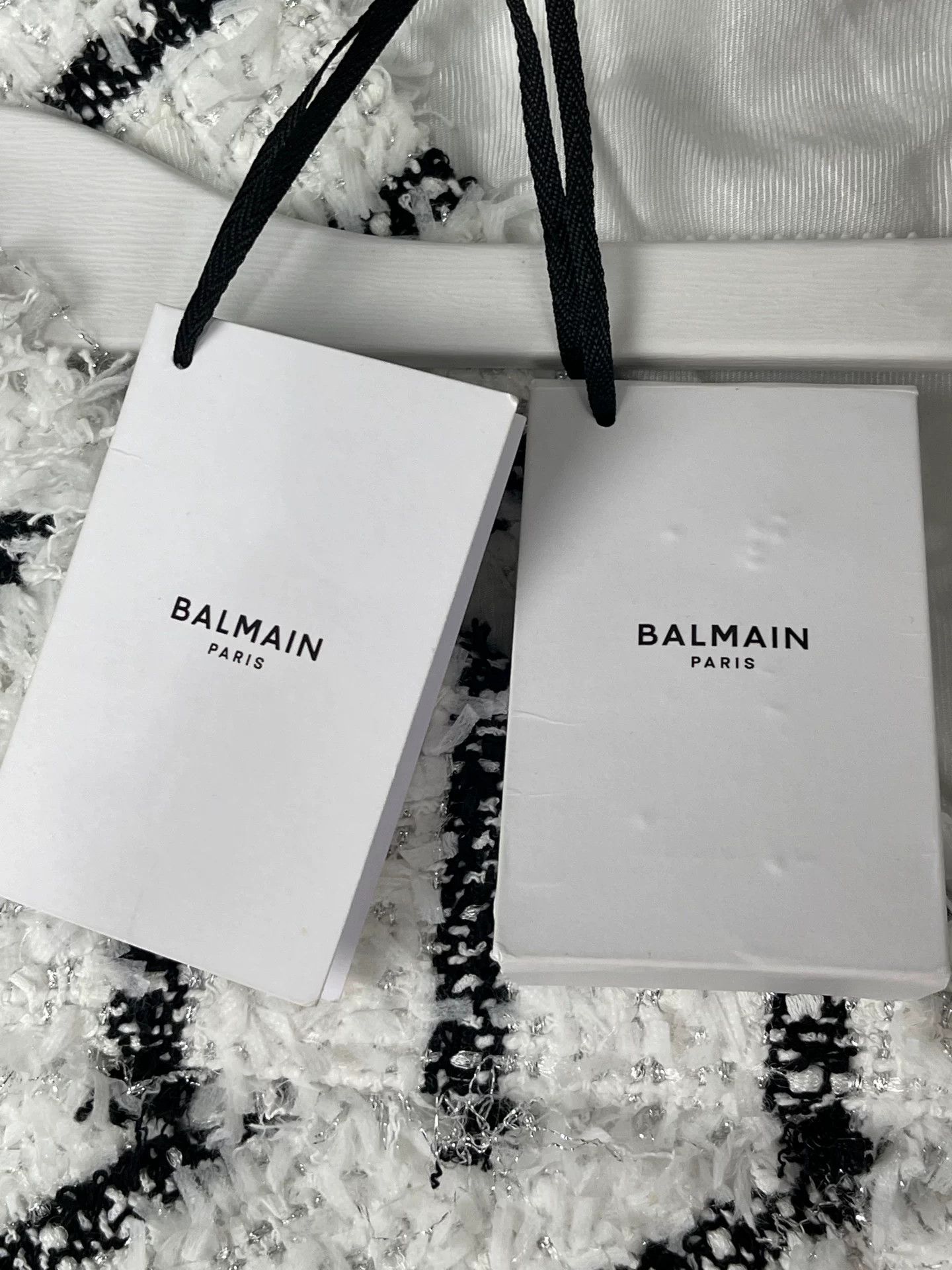 Balmain Balmain Striped Tweed Mini Dress Size 38 Size S / US 4 / IT 40 - 8 Thumbnail