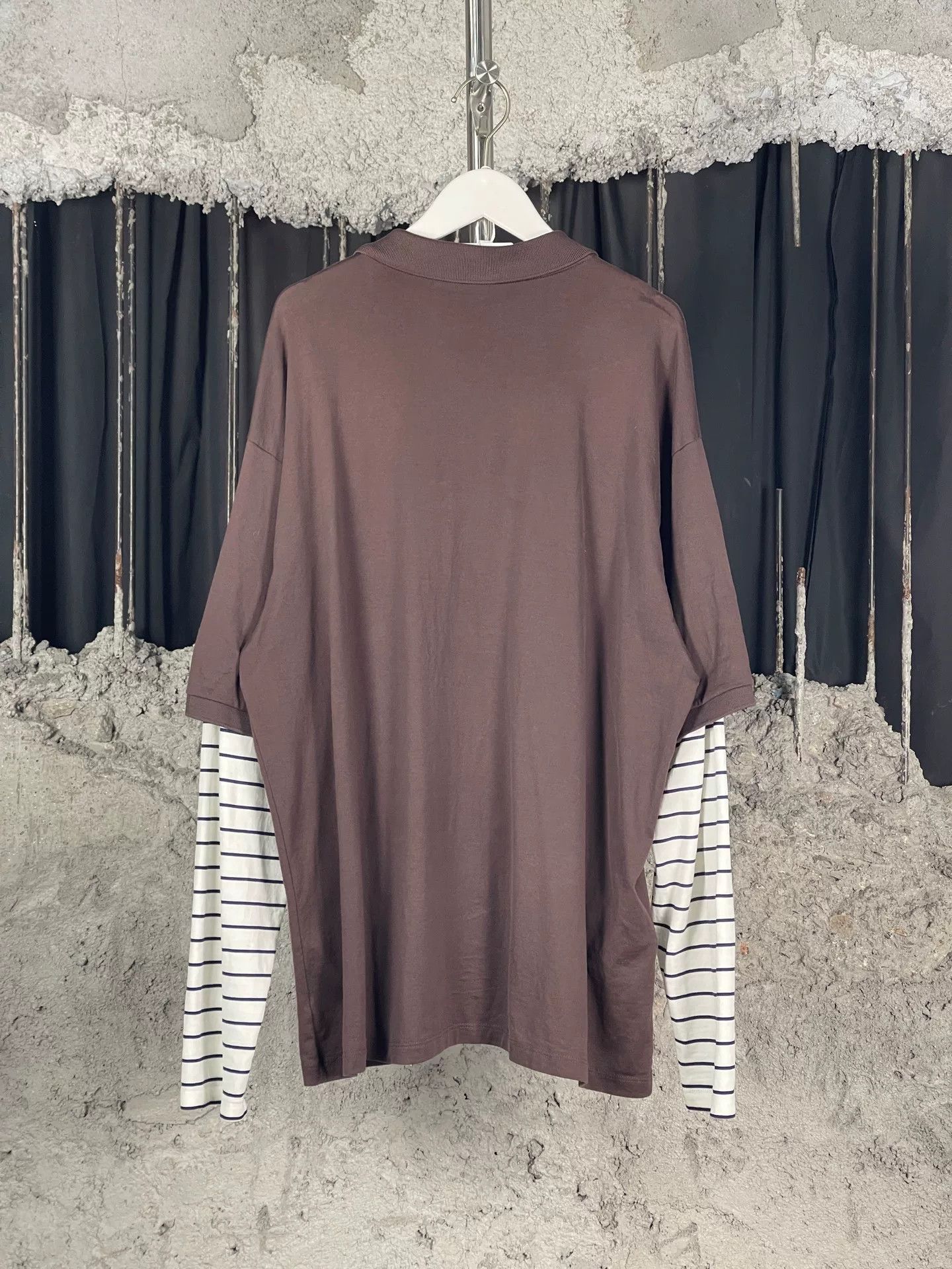 Miu Miu Miu Miu Layered Striped Polo Shirt Size L Size L / US 10 / IT 46 - 3 Thumbnail