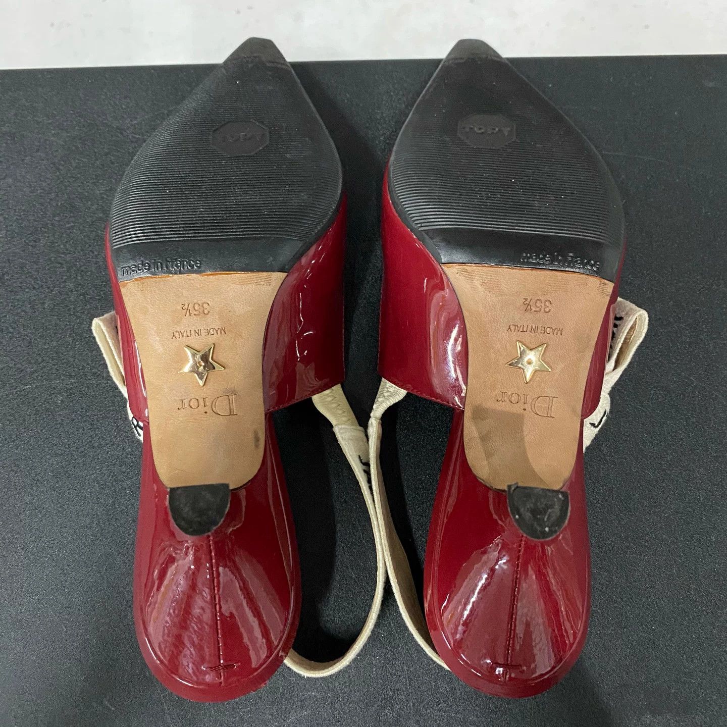 Dior Dior J'Adior Patent Slingback Heels Size 35.5 Size US 5.5 / IT 35.5 - 8 Thumbnail