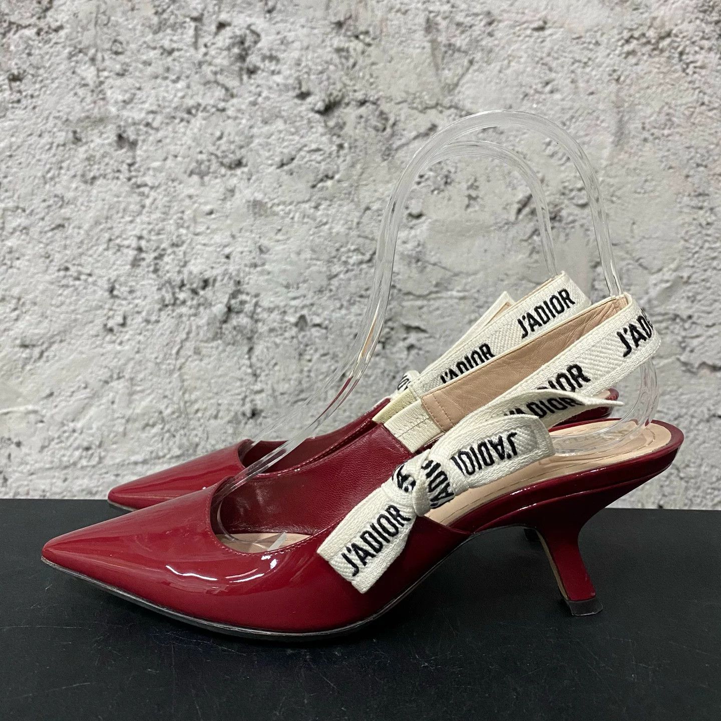 Dior Dior J'Adior Patent Slingback Heels Size 35.5 Size US 5.5 / IT 35.5 - 3 Thumbnail
