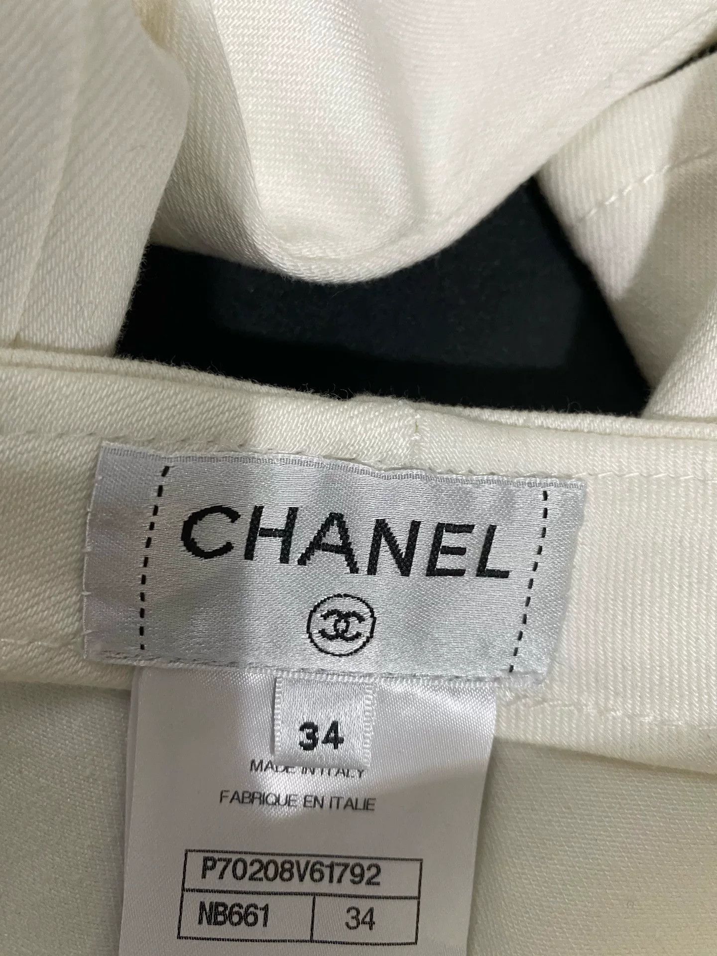 Chanel Chanel Embroidered Logo Jeans Size 34 Size 25" / US 0 / IT 36 - 7 Thumbnail