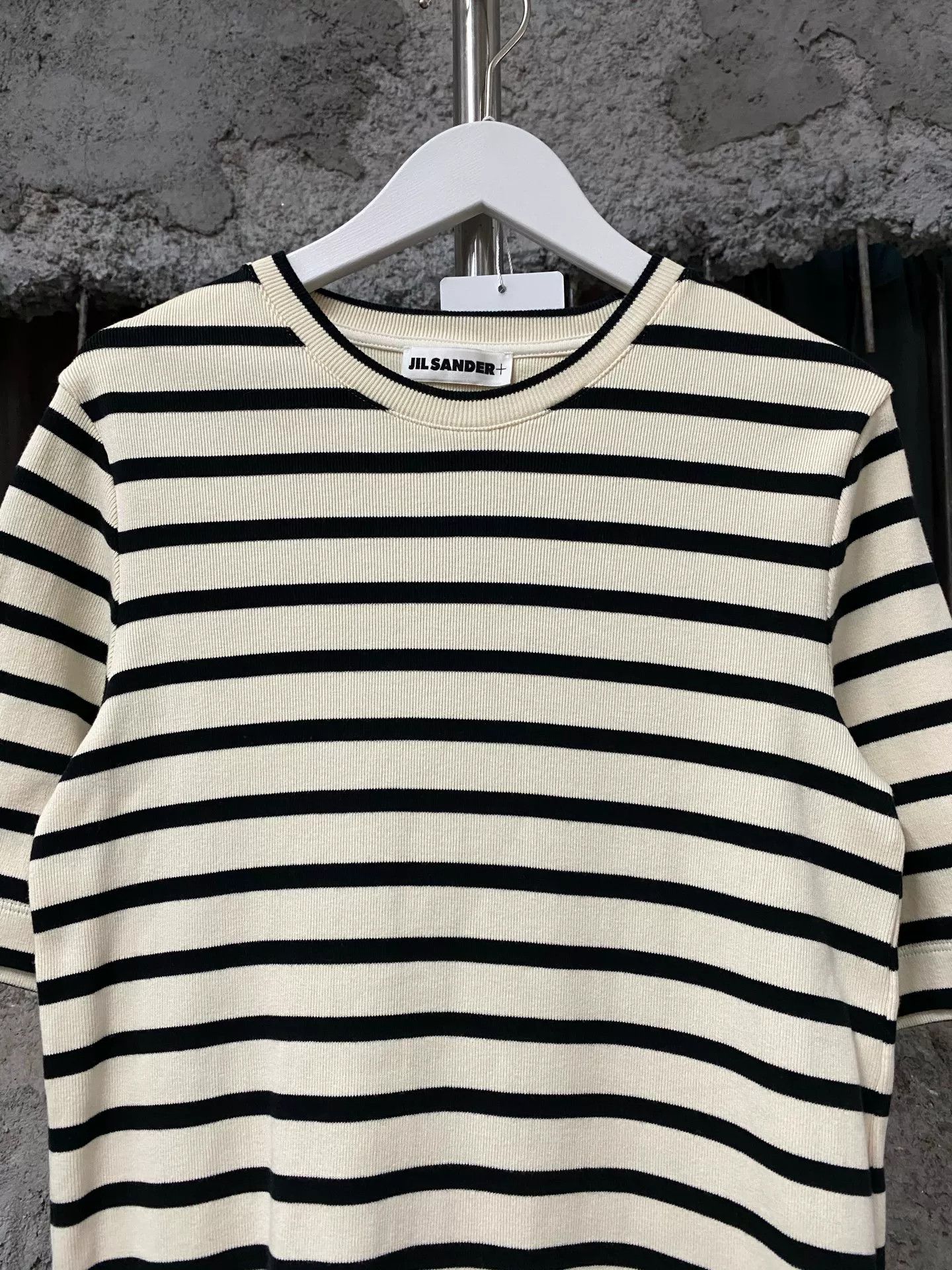 Jil Sander Jil Sander+ Striped Short Sleeve T-Shirt Size M Size US M / EU 48-50 / 2 - 5 Thumbnail