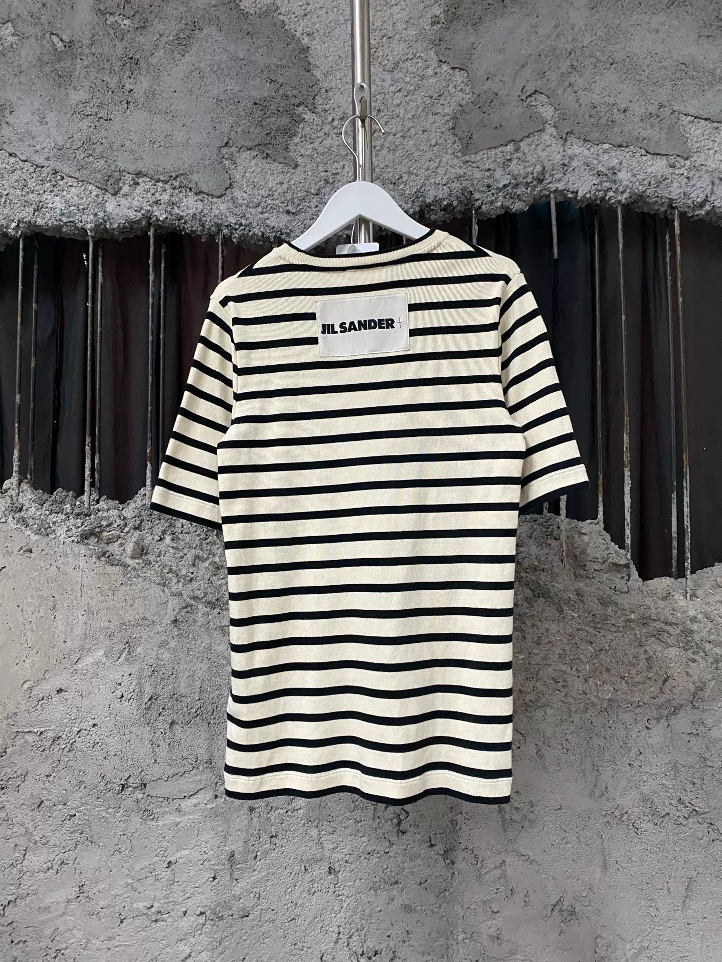 Jil Sander Jil Sander+ Striped Short Sleeve T-Shirt Size M Size US M / EU 48-50 / 2 - 3 Thumbnail